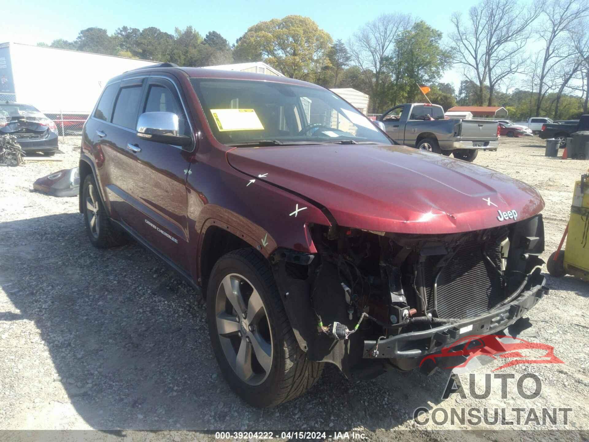 JEEP GRAND CHEROKEE 2016 - 1C4RJEBGXGC390819