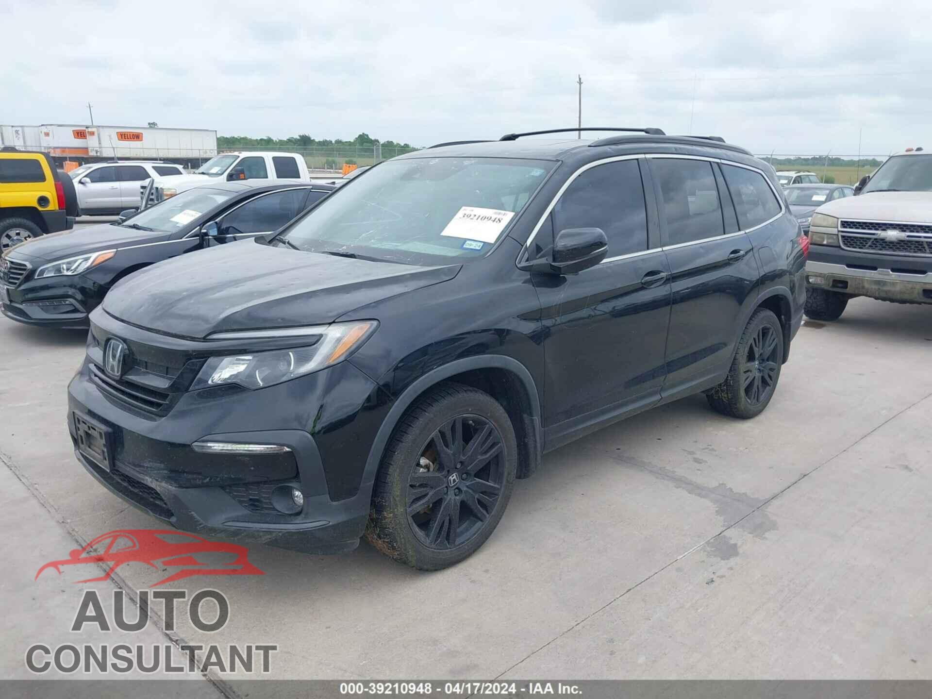 HONDA PILOT 2021 - 5FNYF6H21MB016824