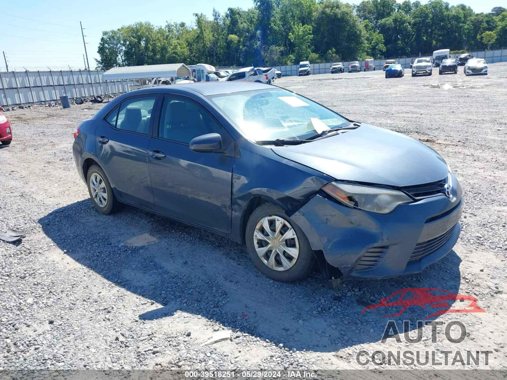 TOYOTA COROLLA 2016 - 2T1BPRHE7GC629182