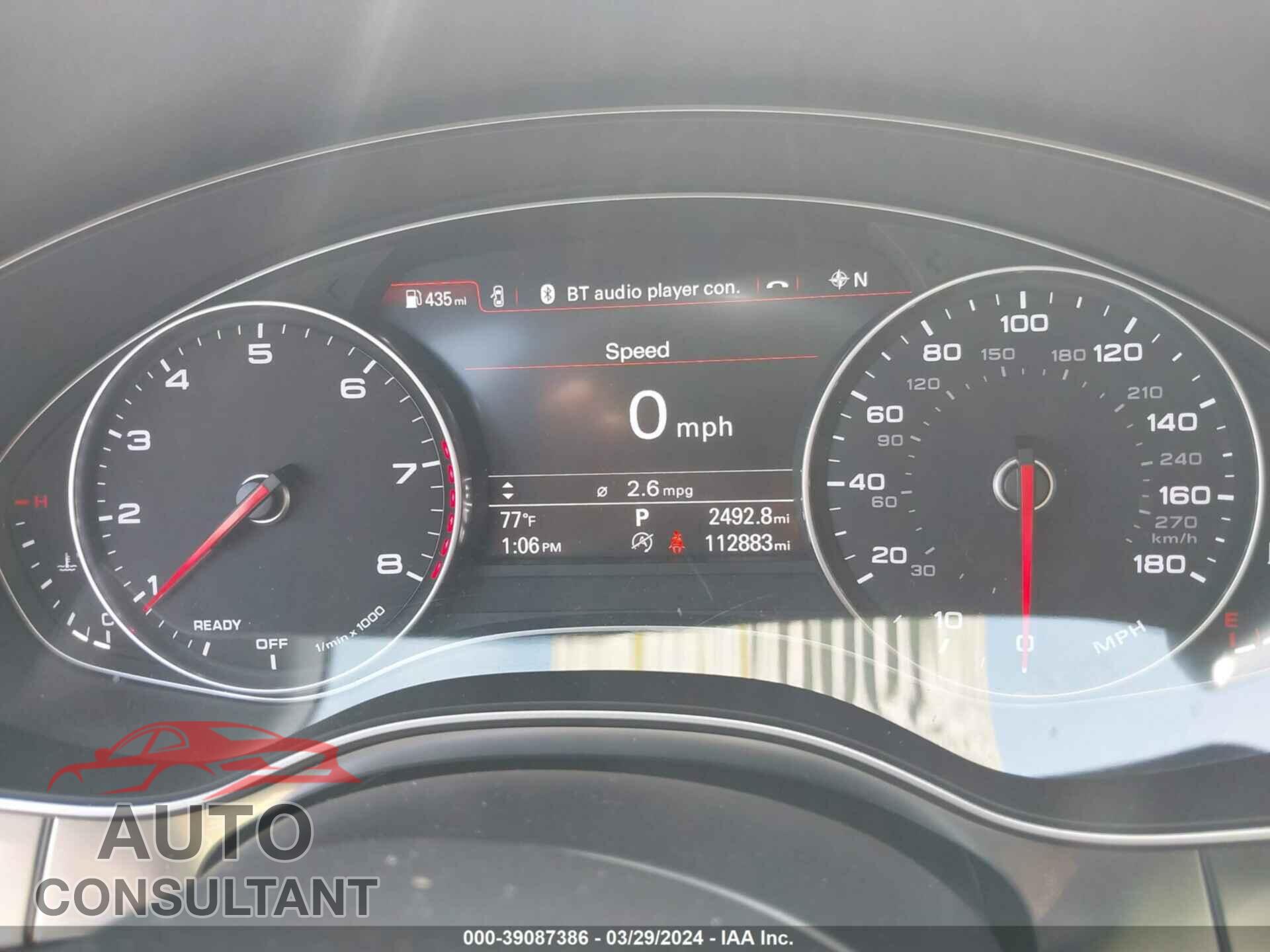 AUDI A6 2017 - WAUF8AFC3HN070159
