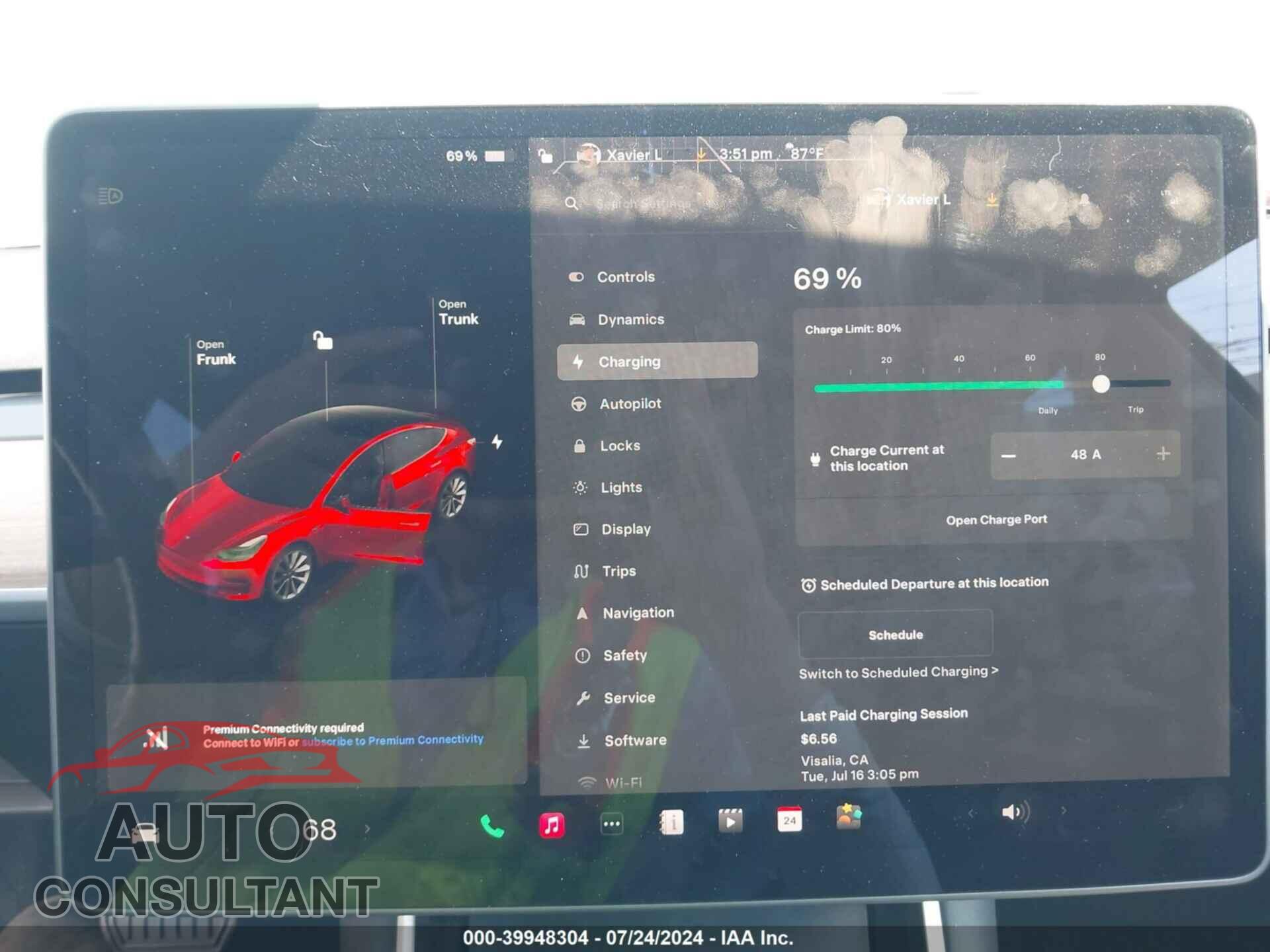 TESLA MODEL 3 2020 - 5YJ3E1EBXLF638213