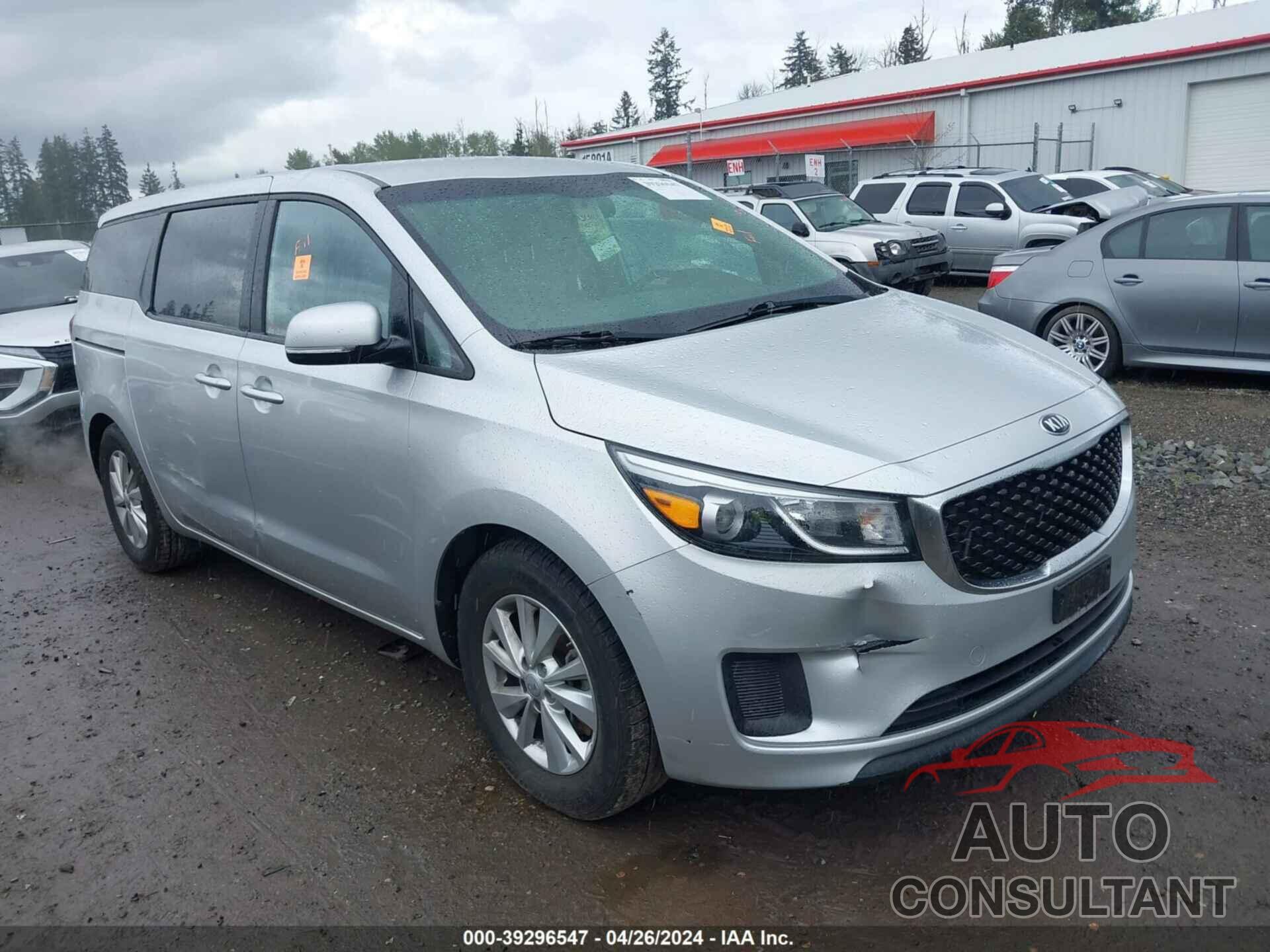 KIA SEDONA 2017 - KNDMB5C14H6243445