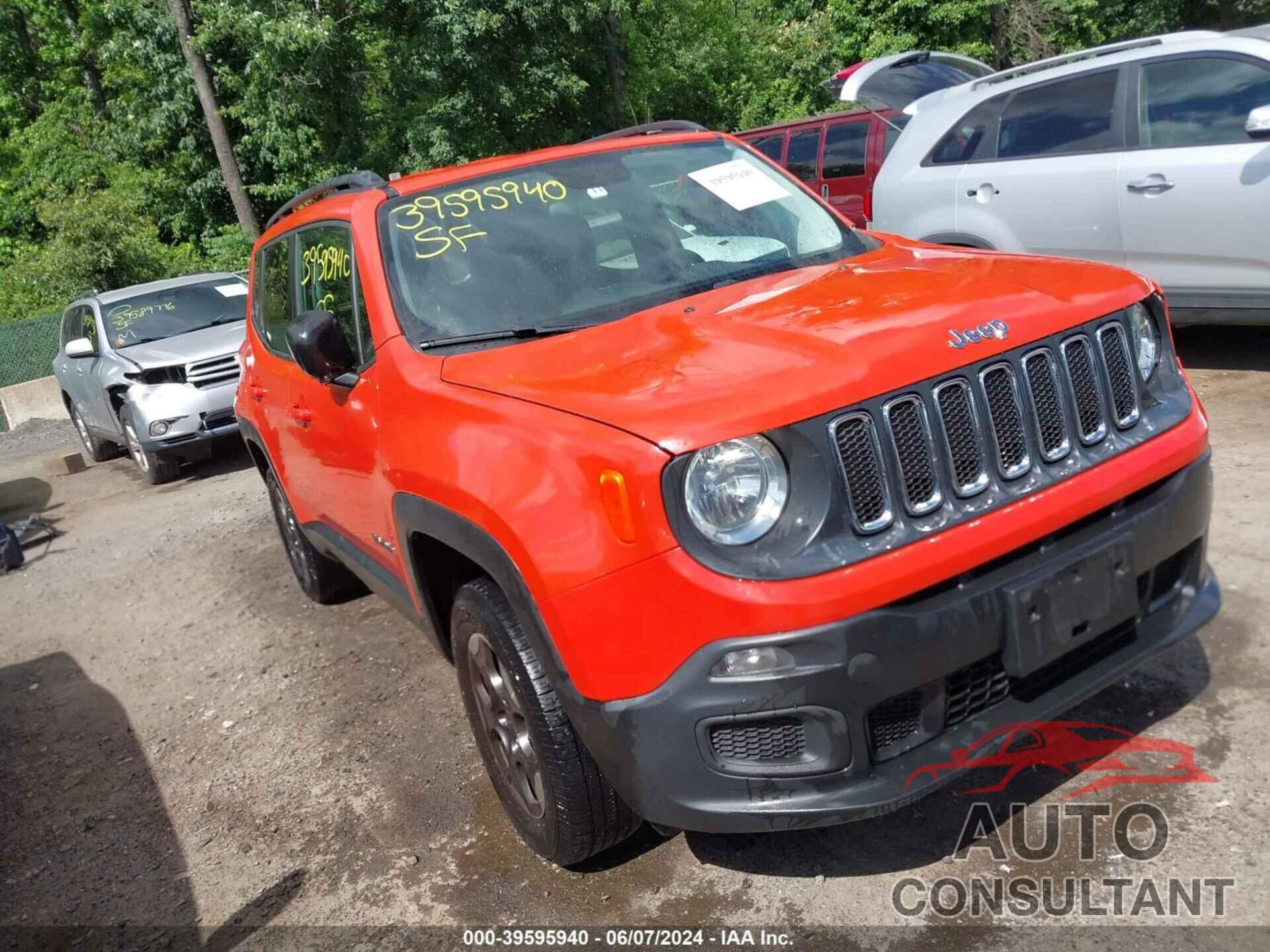 JEEP RENEGADE 2016 - ZACCJBATXGPE31285