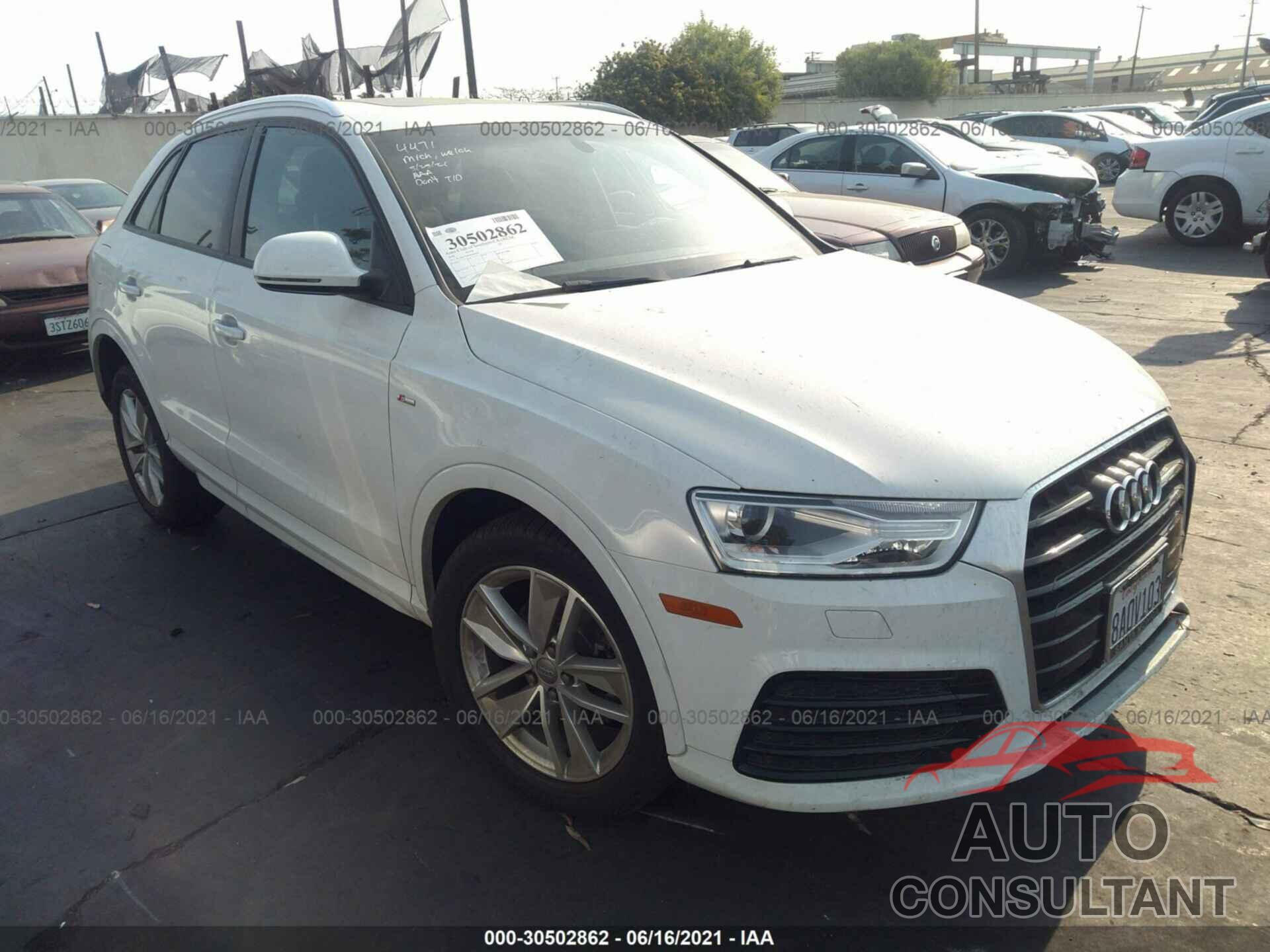 AUDI Q3 2018 - WA1BCCFS4JR009995