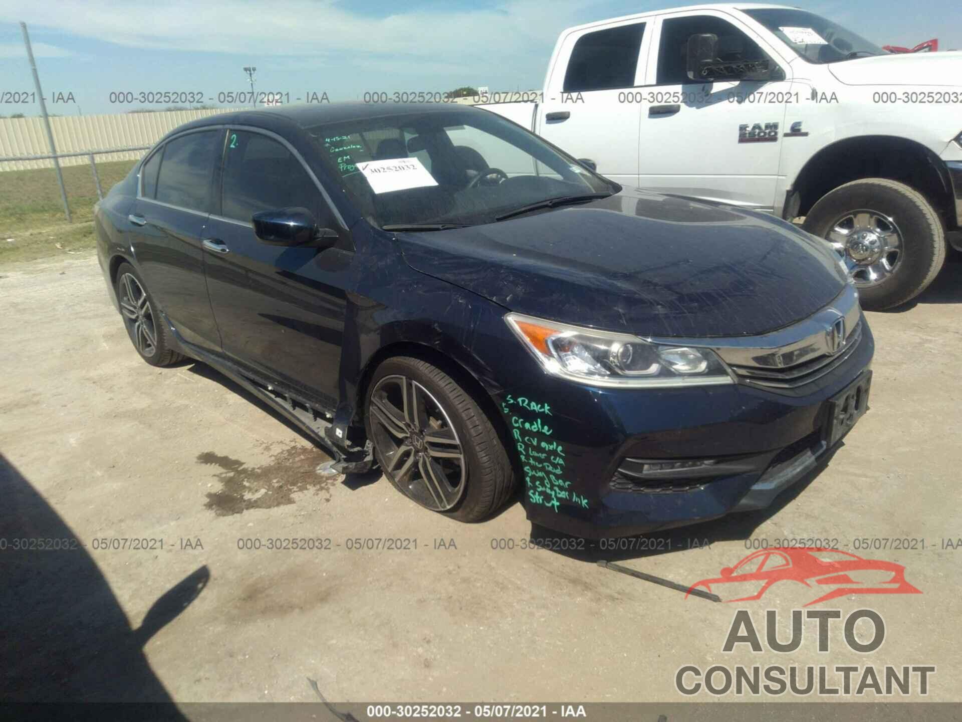 HONDA ACCORD SEDAN 2016 - 1HGCR2F56GA183590