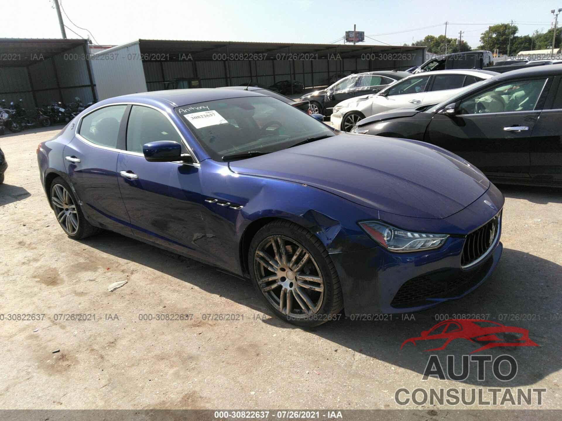 MASERATI GHIBLI 2016 - ZAM57RSA9G1177139