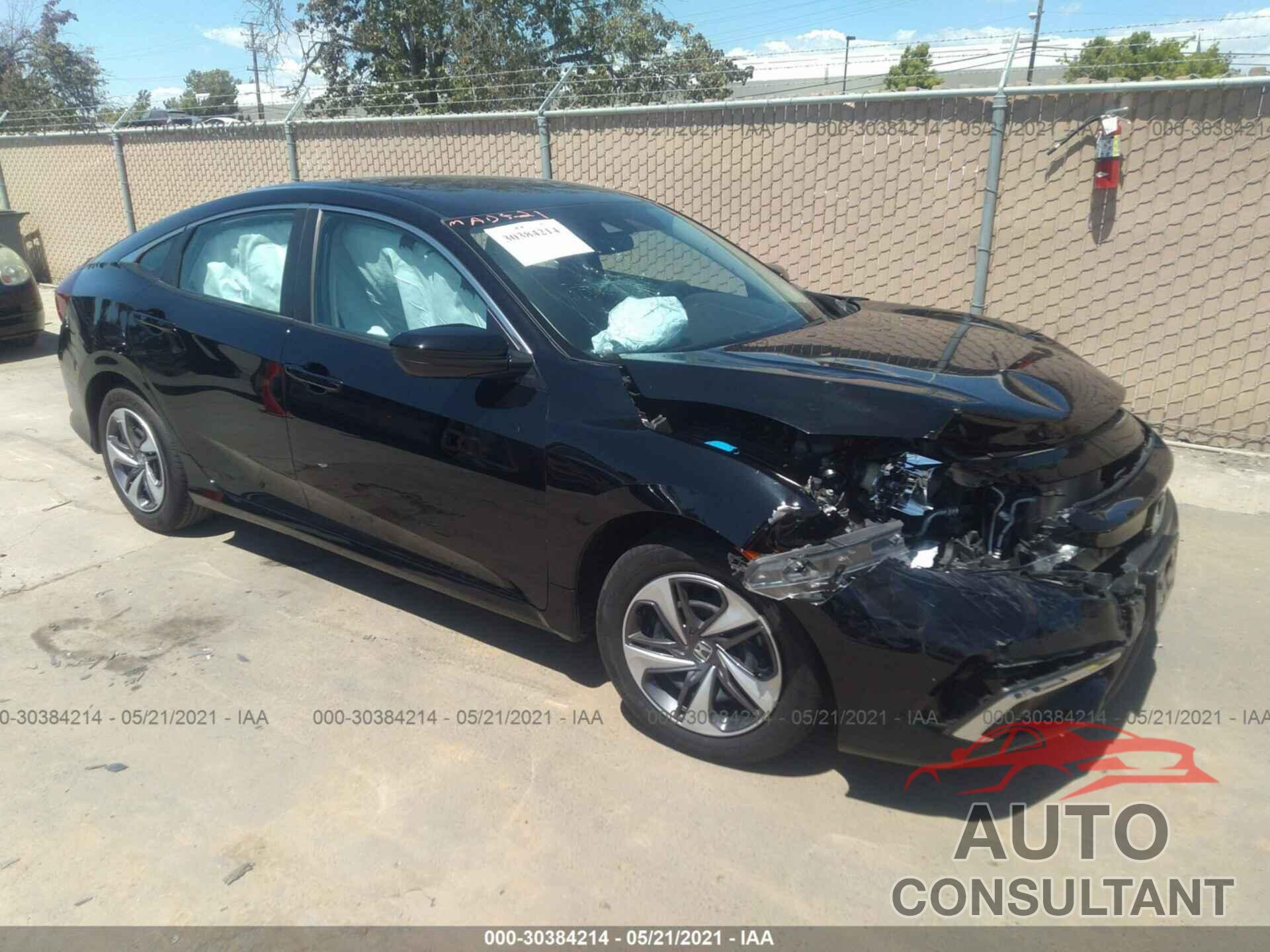 HONDA CIVIC SEDAN 2019 - 19XFC2F62KE208531