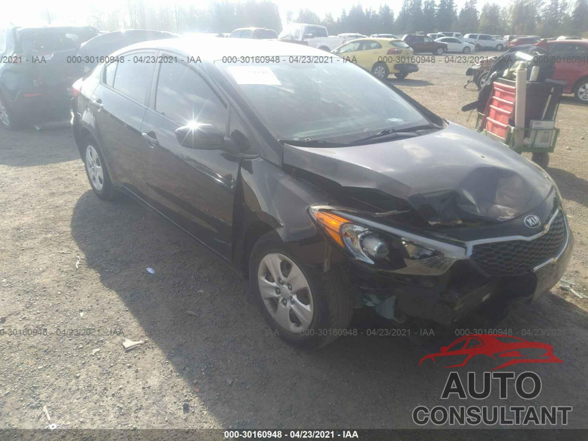 KIA FORTE 2016 - KNAFK4A66G5528134