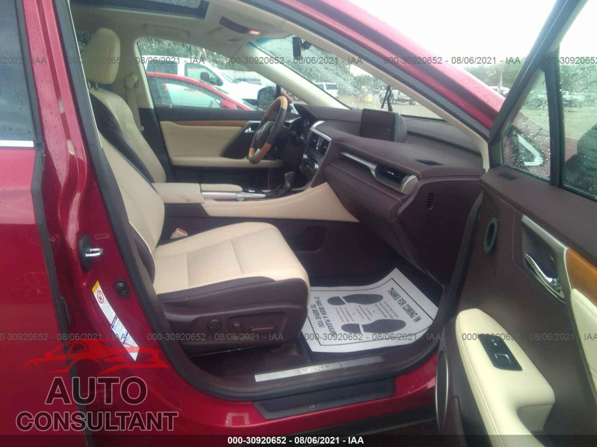 LEXUS RX 2017 - 2T2BZMCA7HC125729