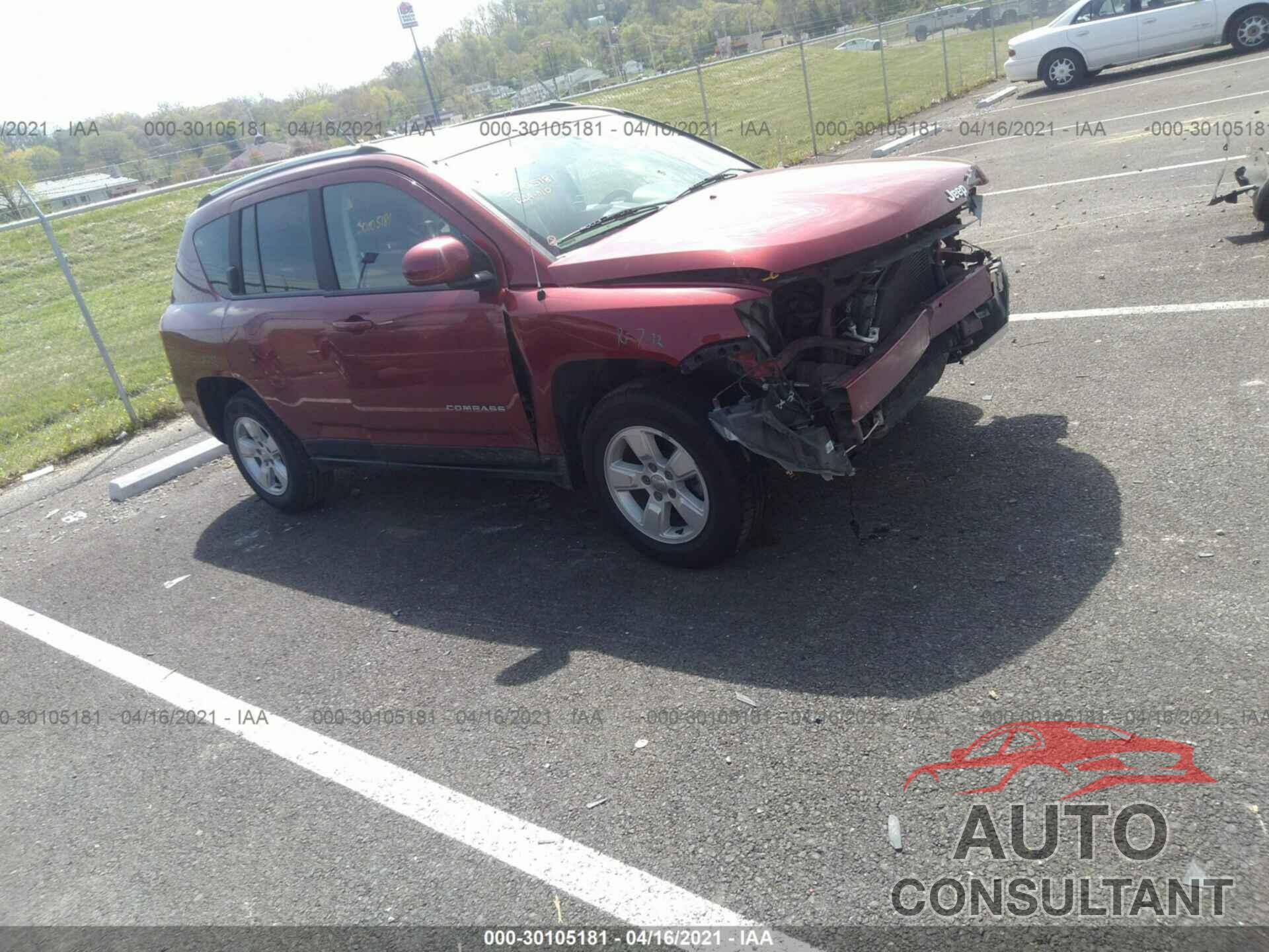 JEEP COMPASS 2017 - 1C4NJCEA5HD117390