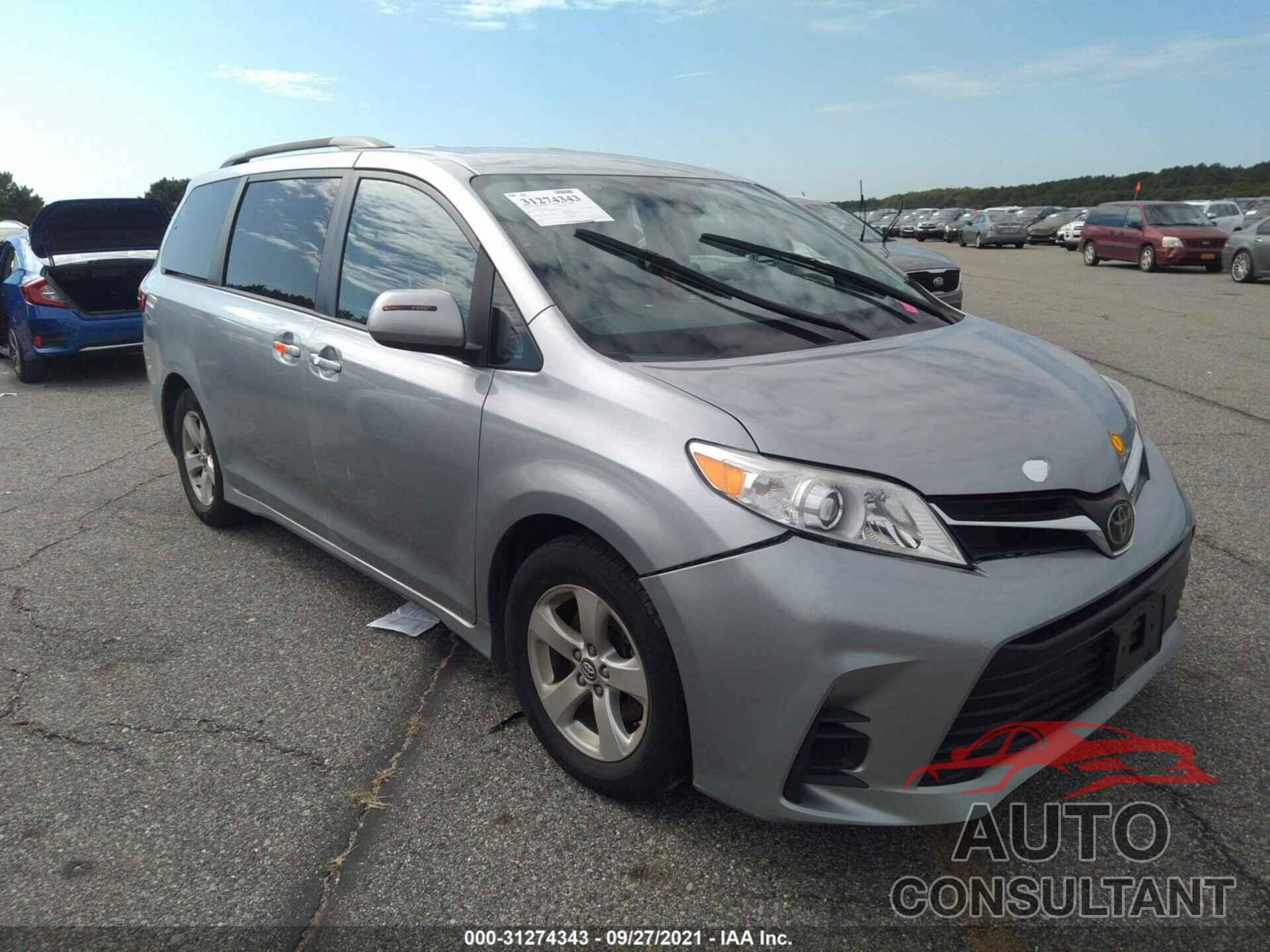 TOYOTA SIENNA 2018 - 5TDKZ3DC6JS901618