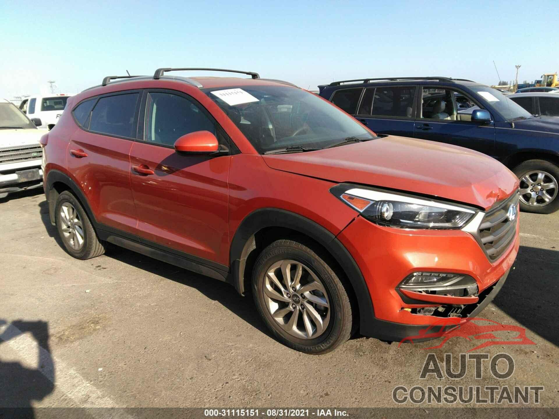 HYUNDAI TUCSON 2016 - KM8J33A43GU209455