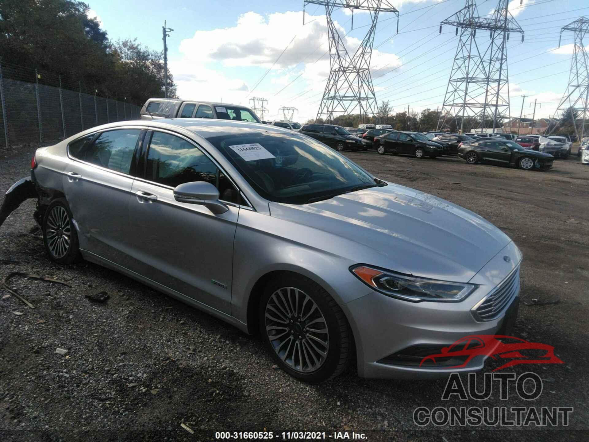 FORD FUSION ENERGI 2018 - 3FA6P0PU1JR105992