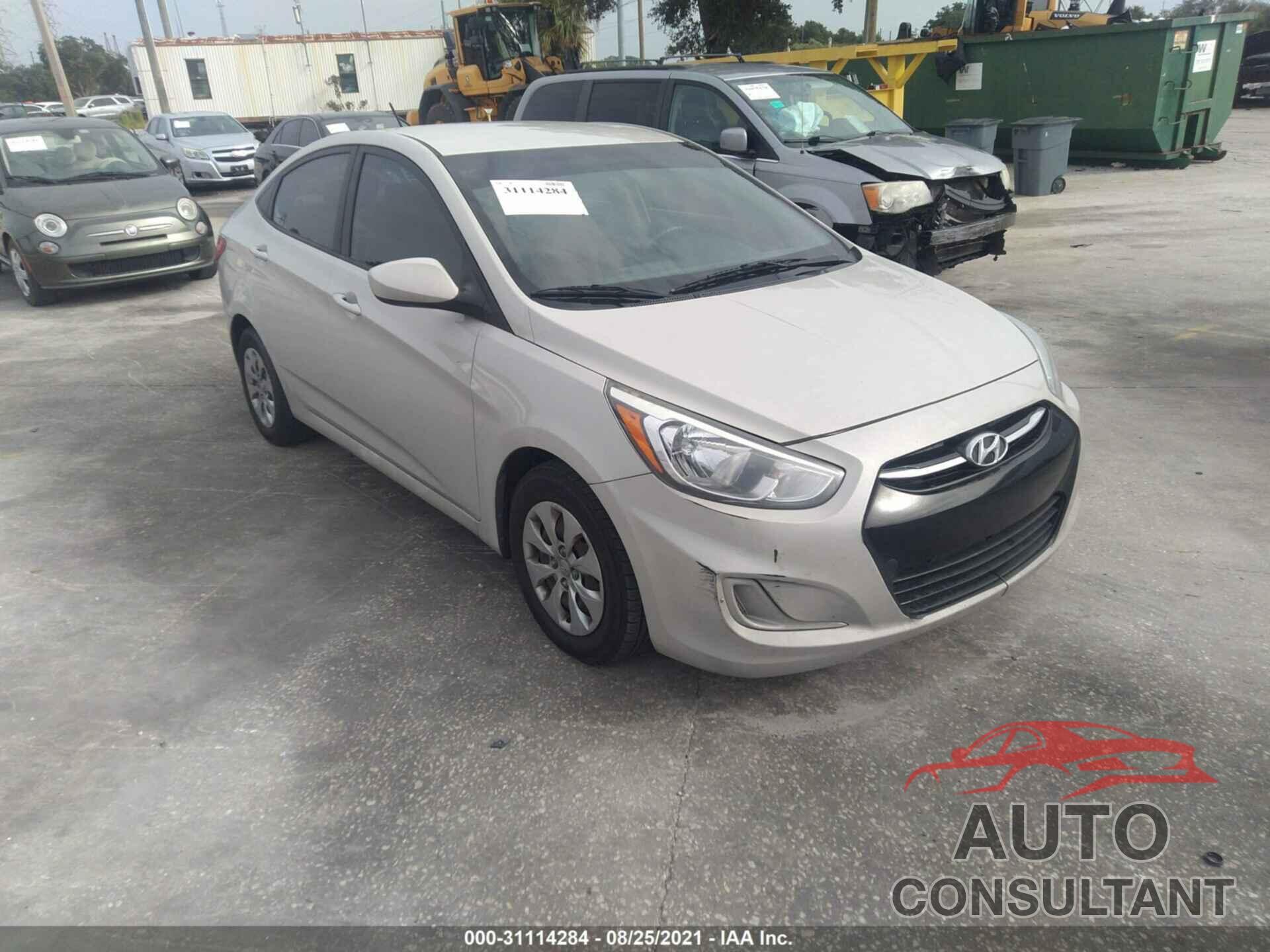 HYUNDAI ACCENT 2016 - KMHCT4AE9GU089801
