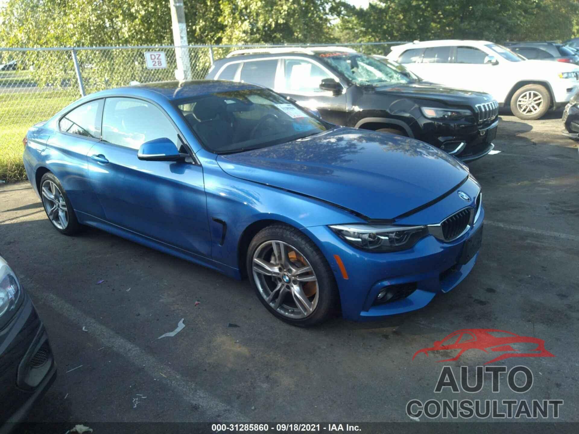 BMW 4 SERIES 2020 - WBA4W9C0XLAG90080