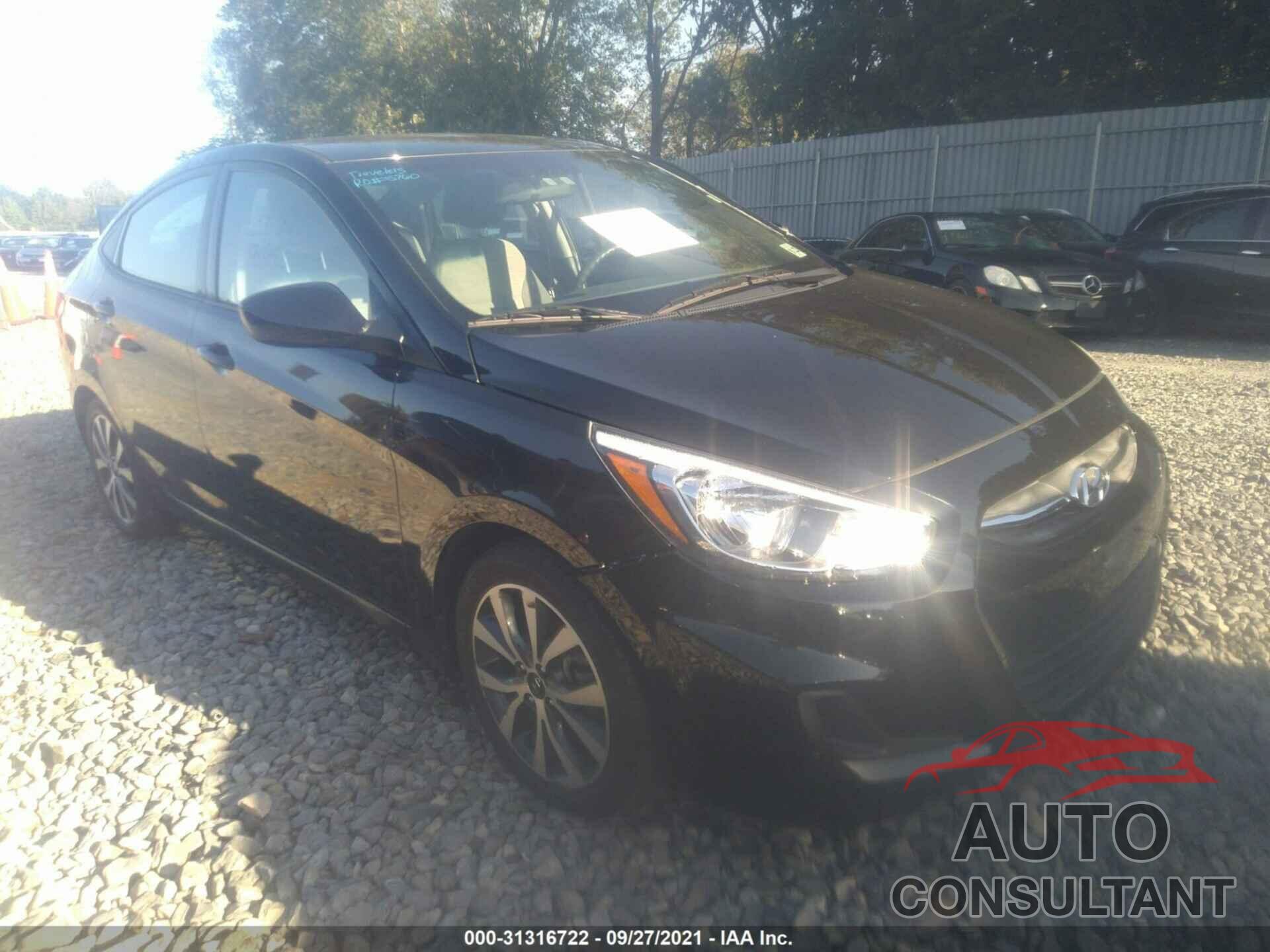 HYUNDAI ACCENT 2017 - KMHCT4AE1HU358682