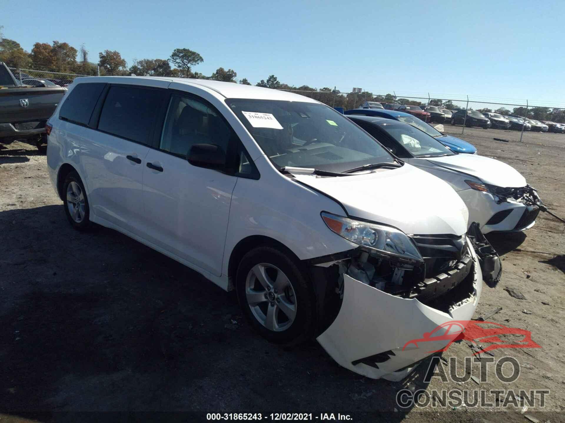 TOYOTA SIENNA 2019 - 5TDZZ3DC4KS991657