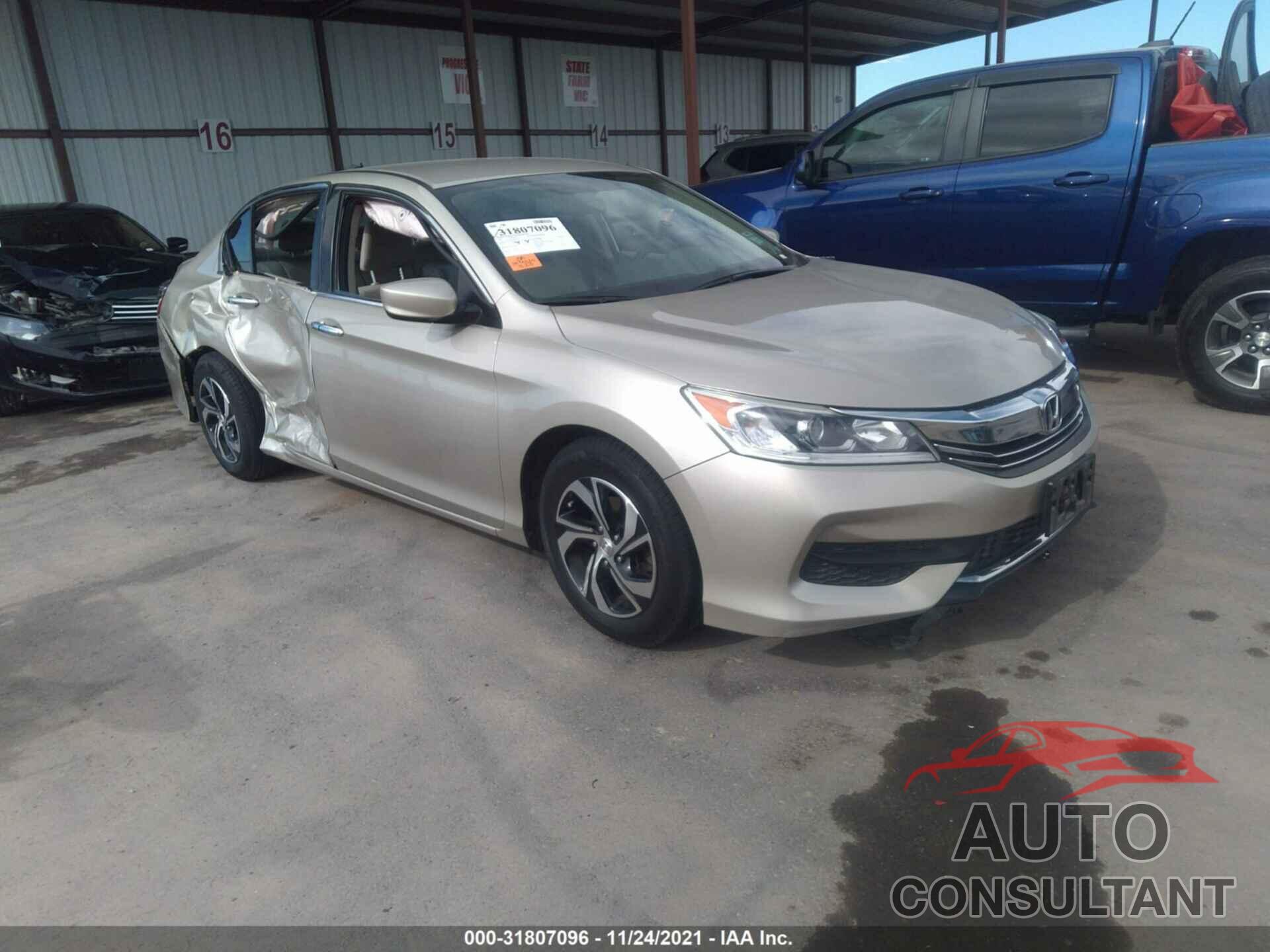 HONDA ACCORD SEDAN 2017 - 1HGCR2F39HA067414