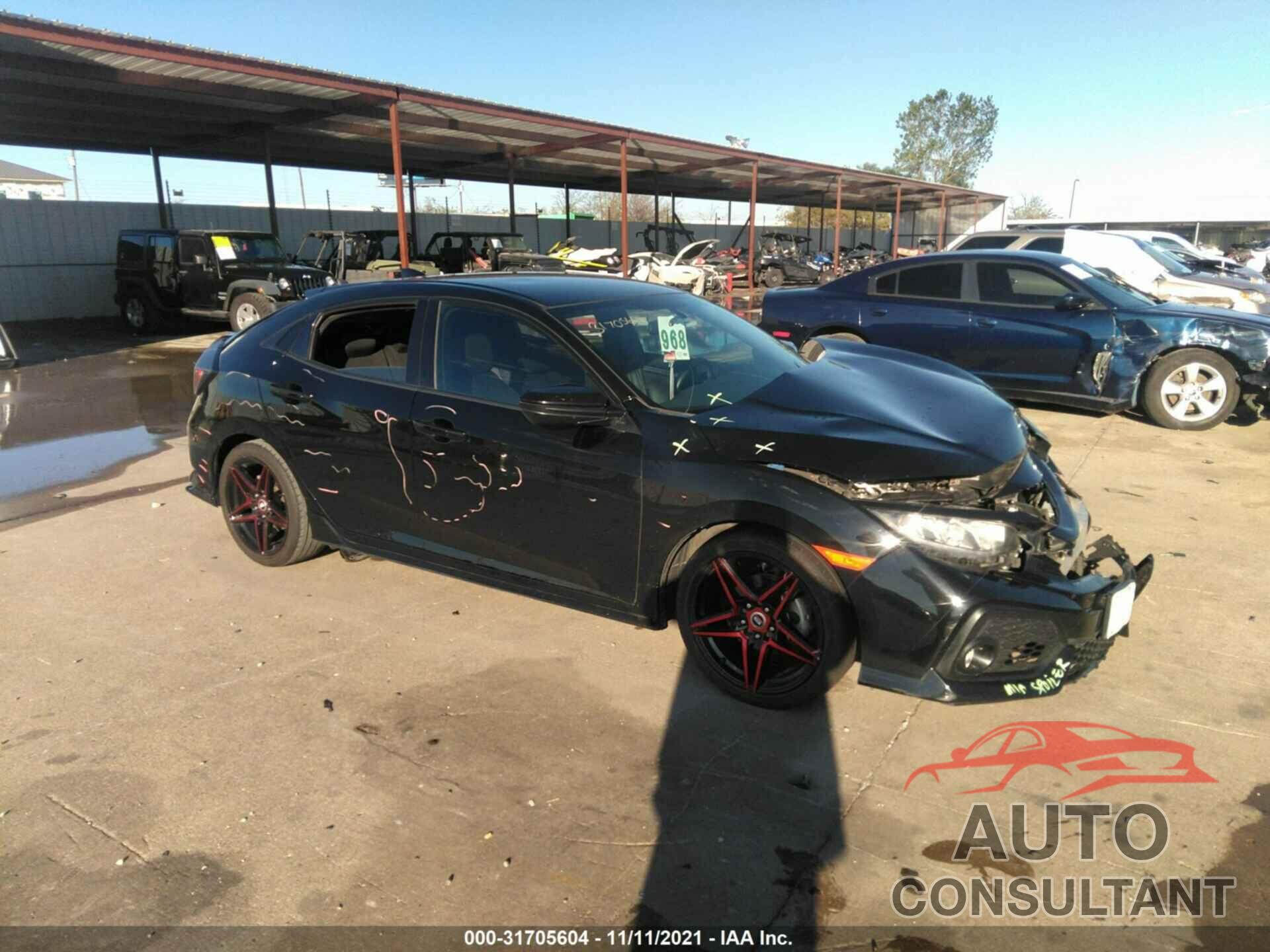 HONDA CIVIC HATCHBACK 2017 - SHHFK7H46HU229766