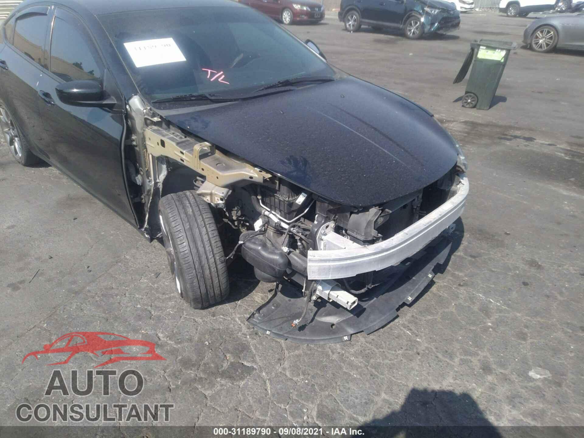 DODGE DART 2016 - 1C3CDFBB6GD515708