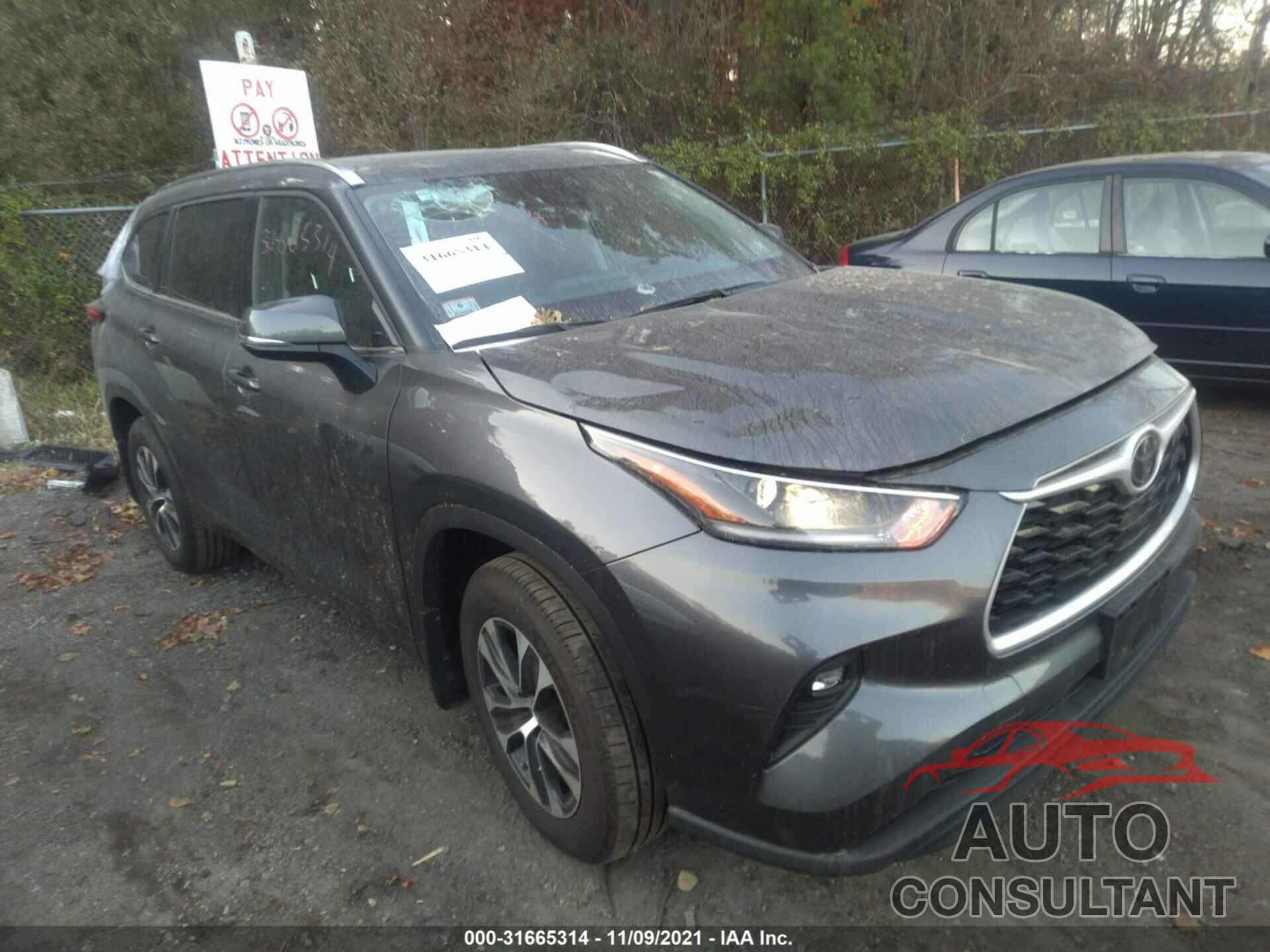 TOYOTA HIGHLANDER 2021 - 5TDGZRBH3MS546287