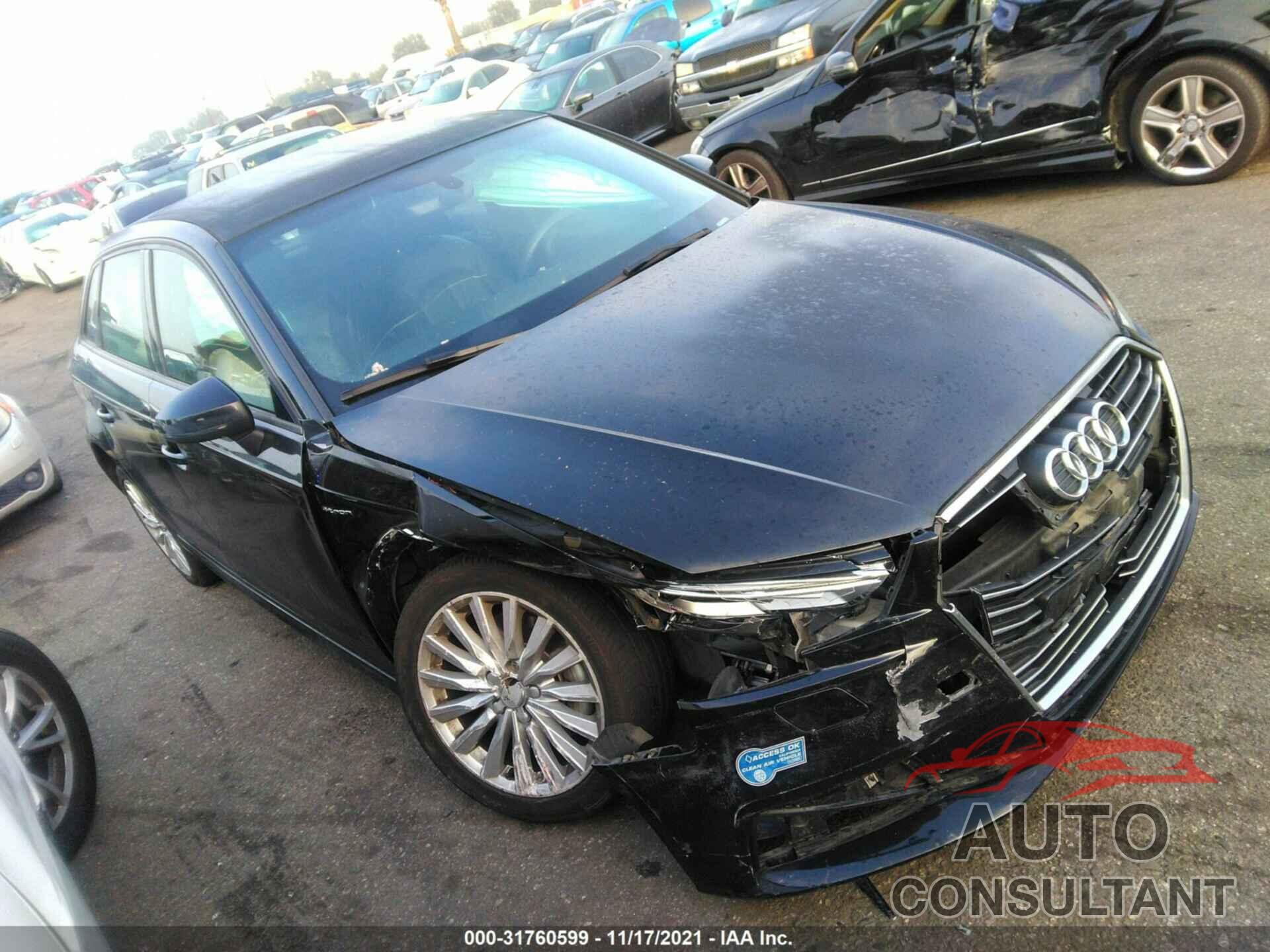 AUDI A3 SPORTBACK E-TRON 2017 - WAUUPBFF9HA046479