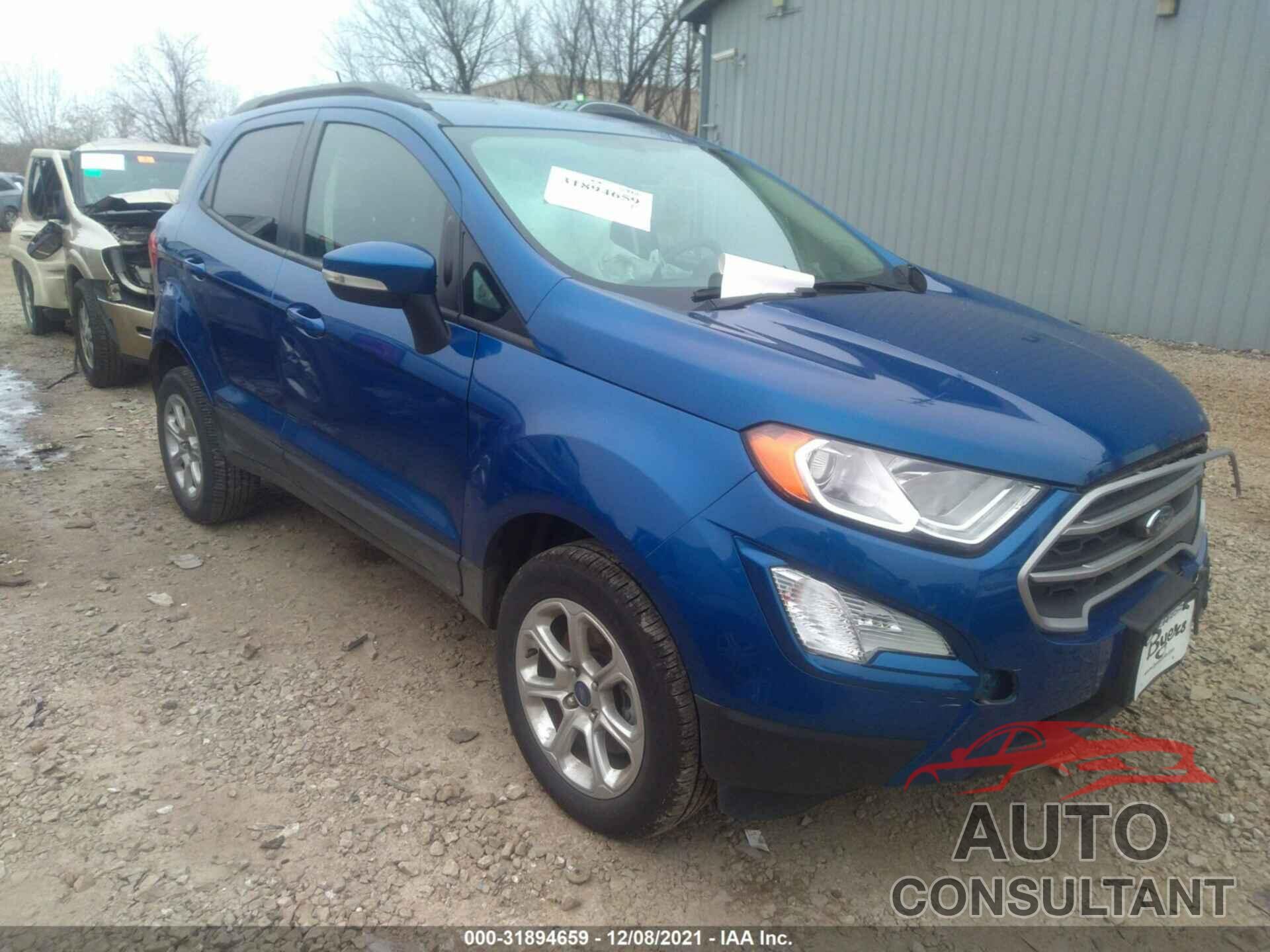 FORD ECOSPORT 2019 - MAJ6S3GLXKC299672