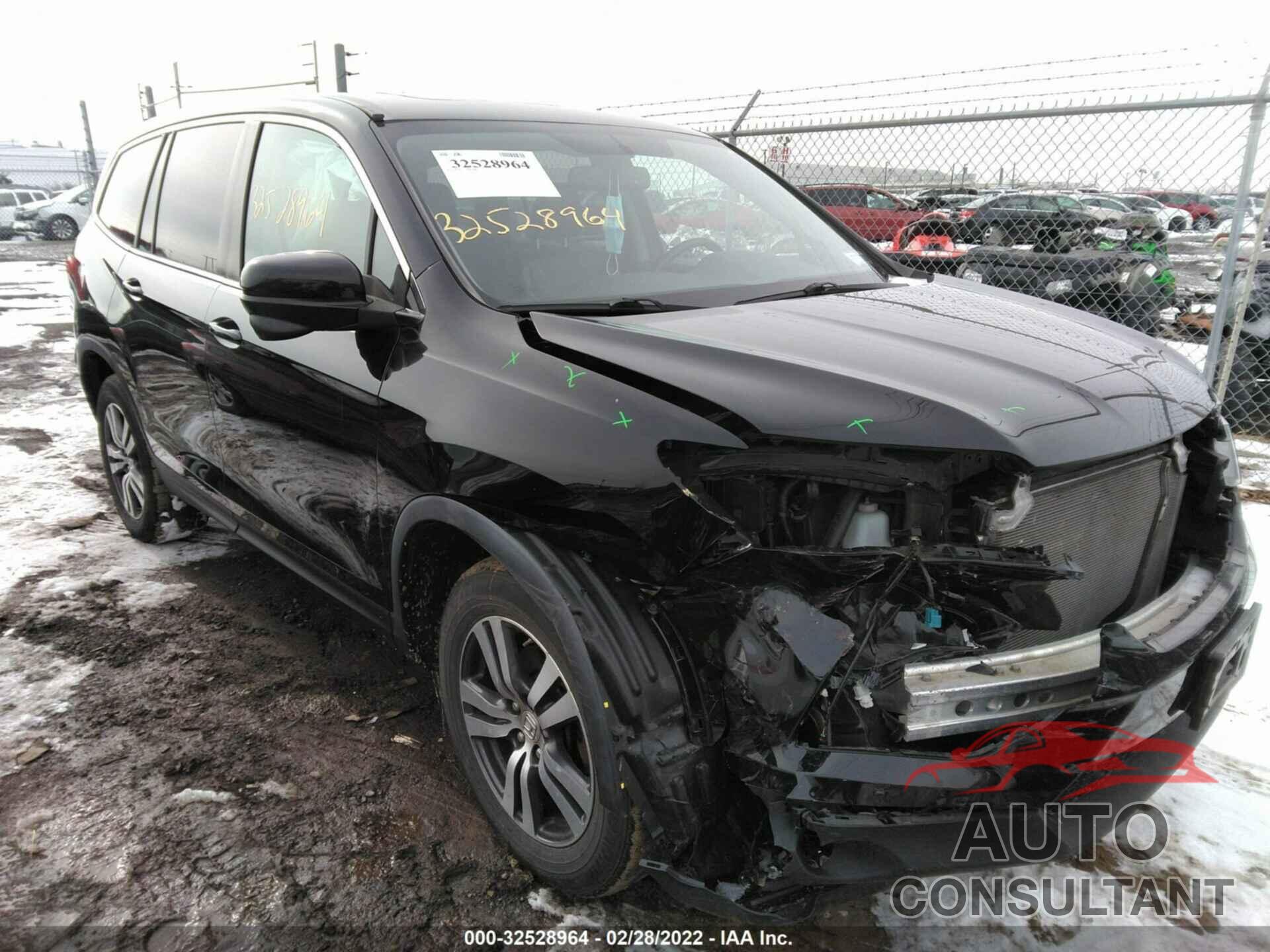 HONDA PILOT 2016 - 5FNYF6H72GB086686