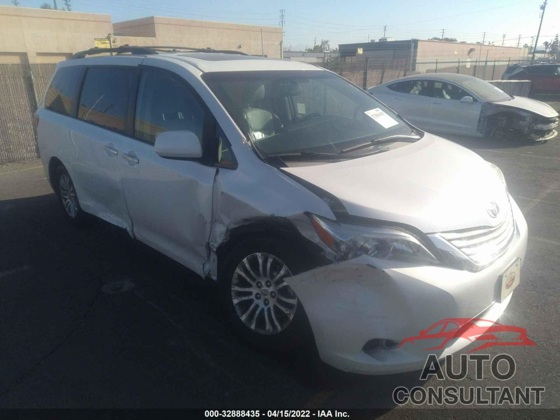 TOYOTA SIENNA 2016 - 5TDYK3DC4GS747241