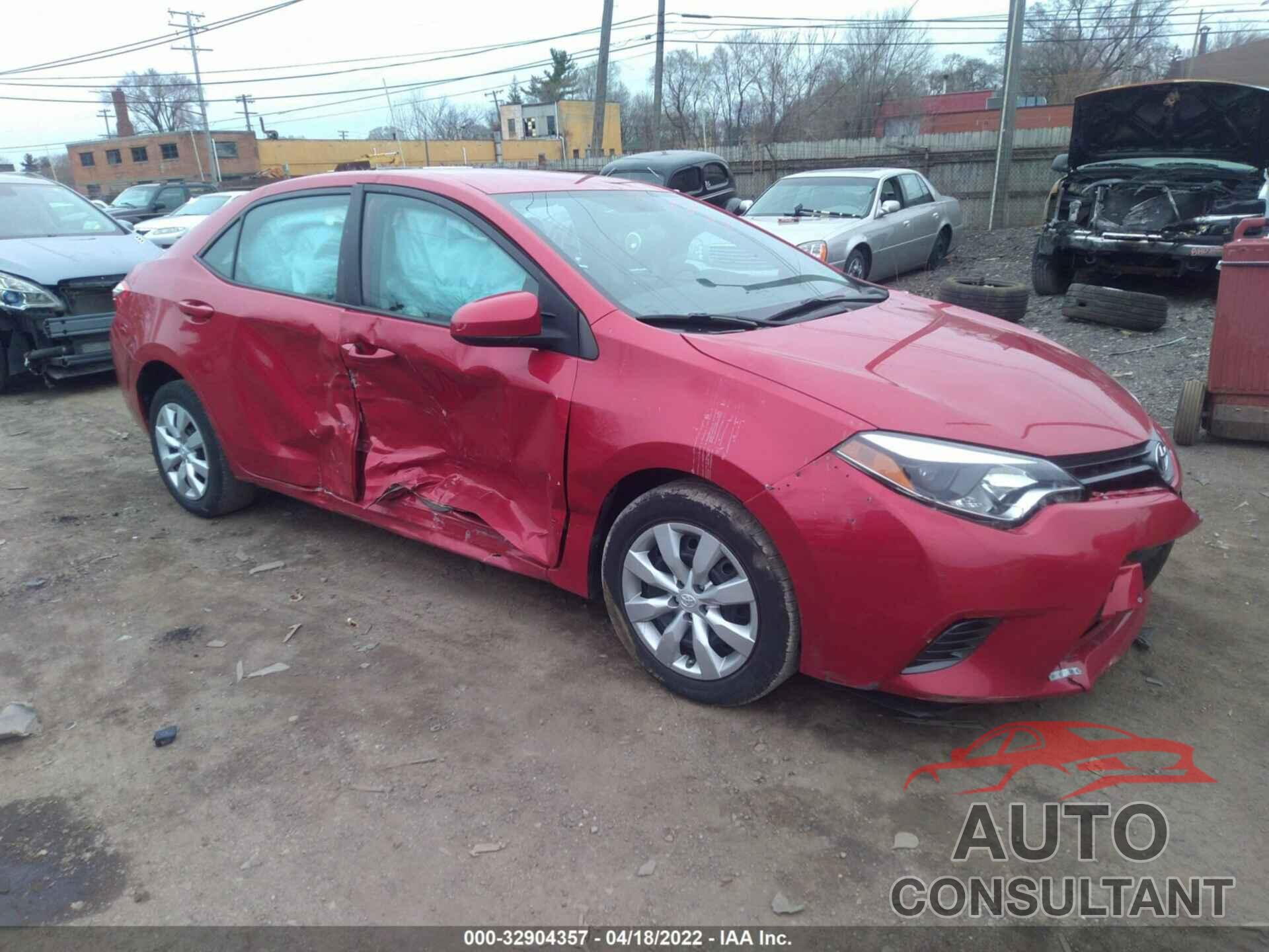 TOYOTA COROLLA 2016 - 2T1BURHE4GC691583