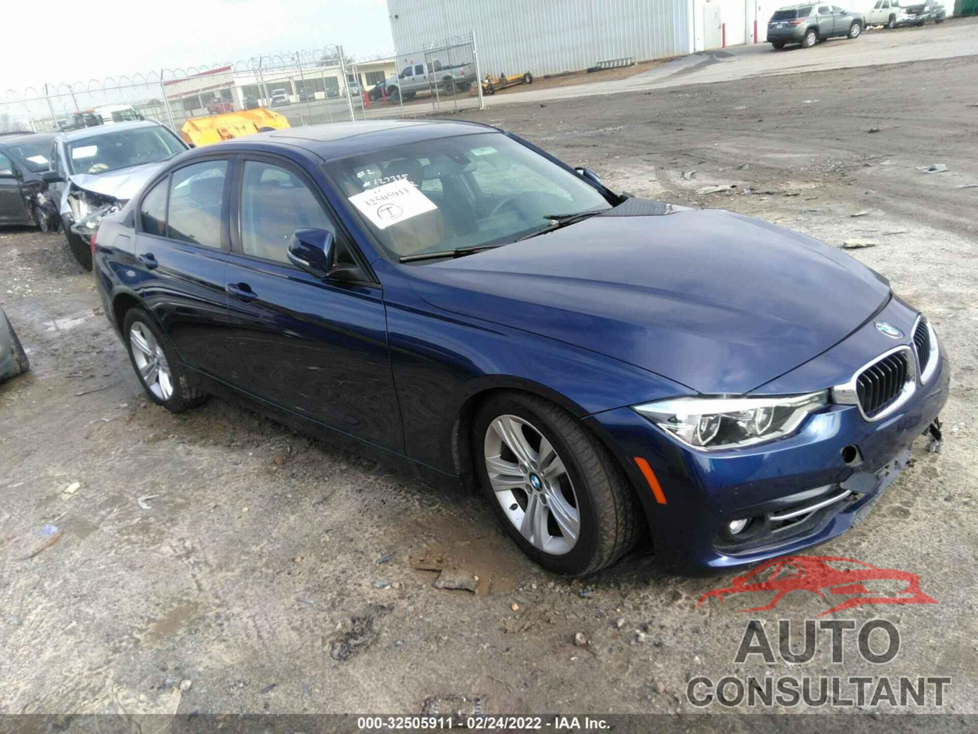 BMW 3 SERIES 2016 - WBA8E9G5XGNT85507