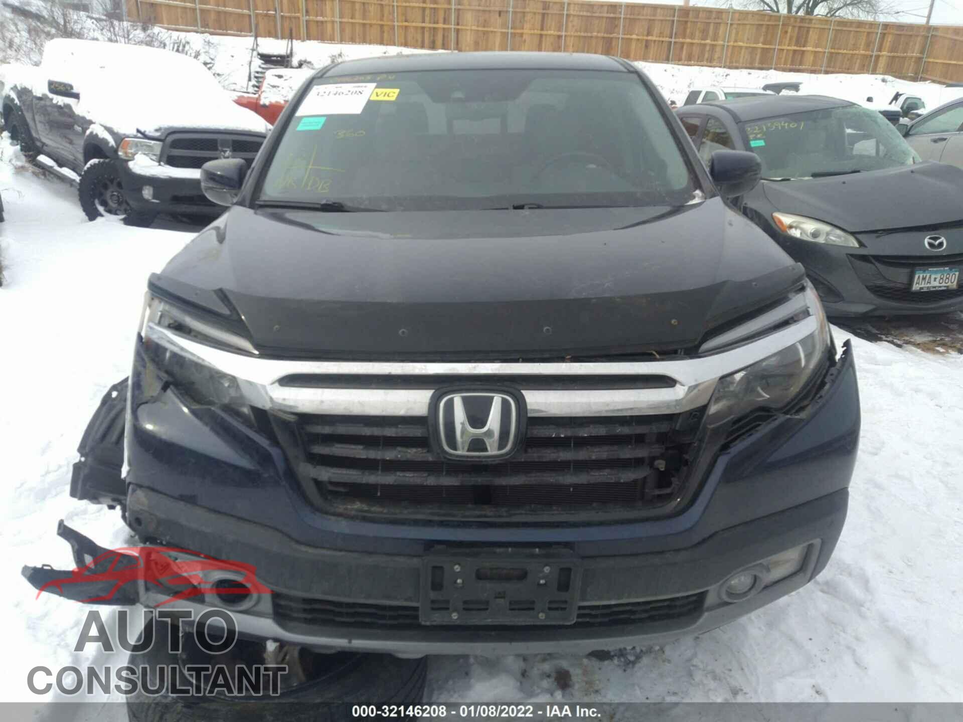 HONDA RIDGELINE 2017 - 5FPYK3F73HB004468