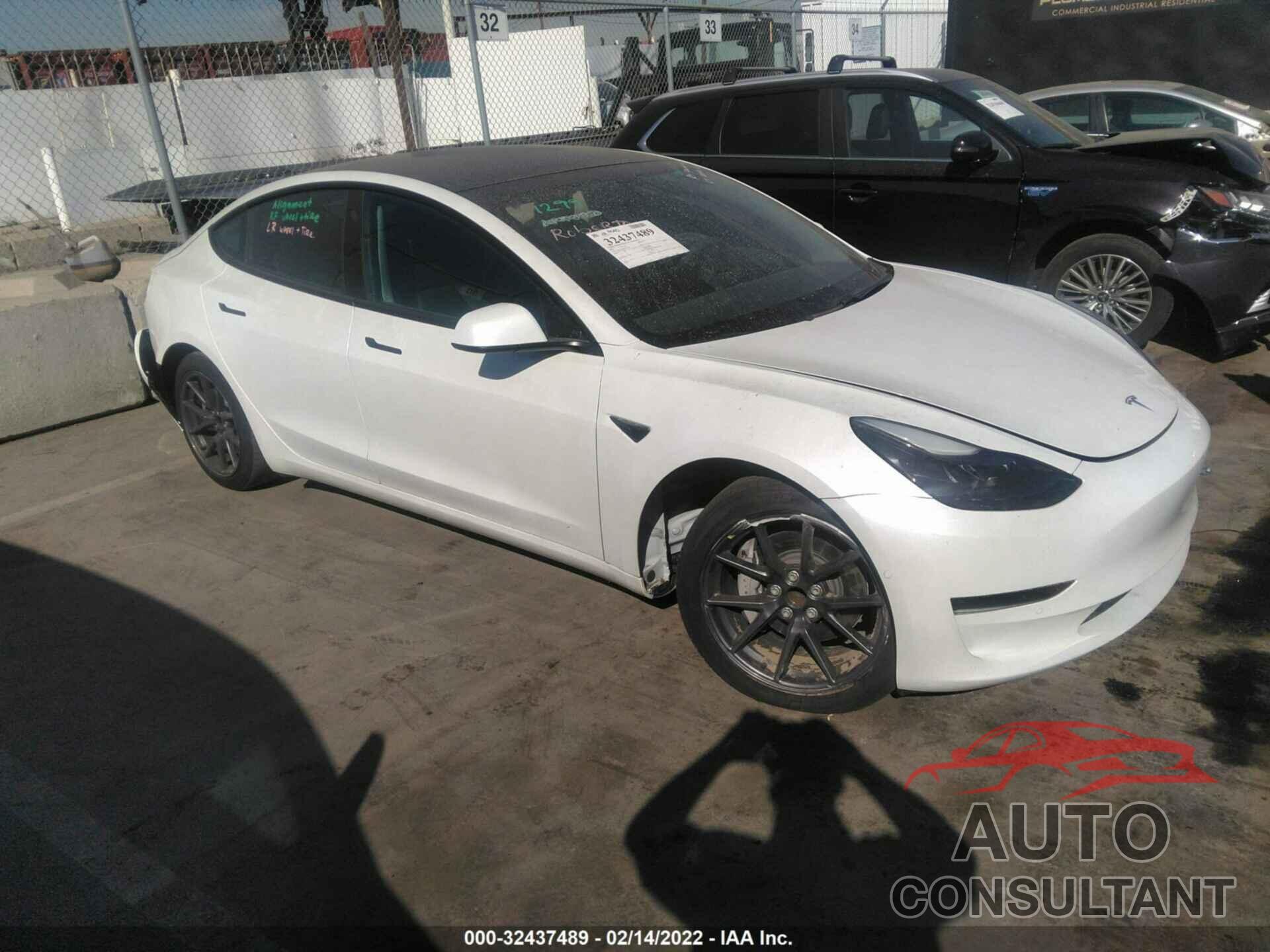 TESLA MODEL 3 2021 - 5YJ3E1EA6MF873605