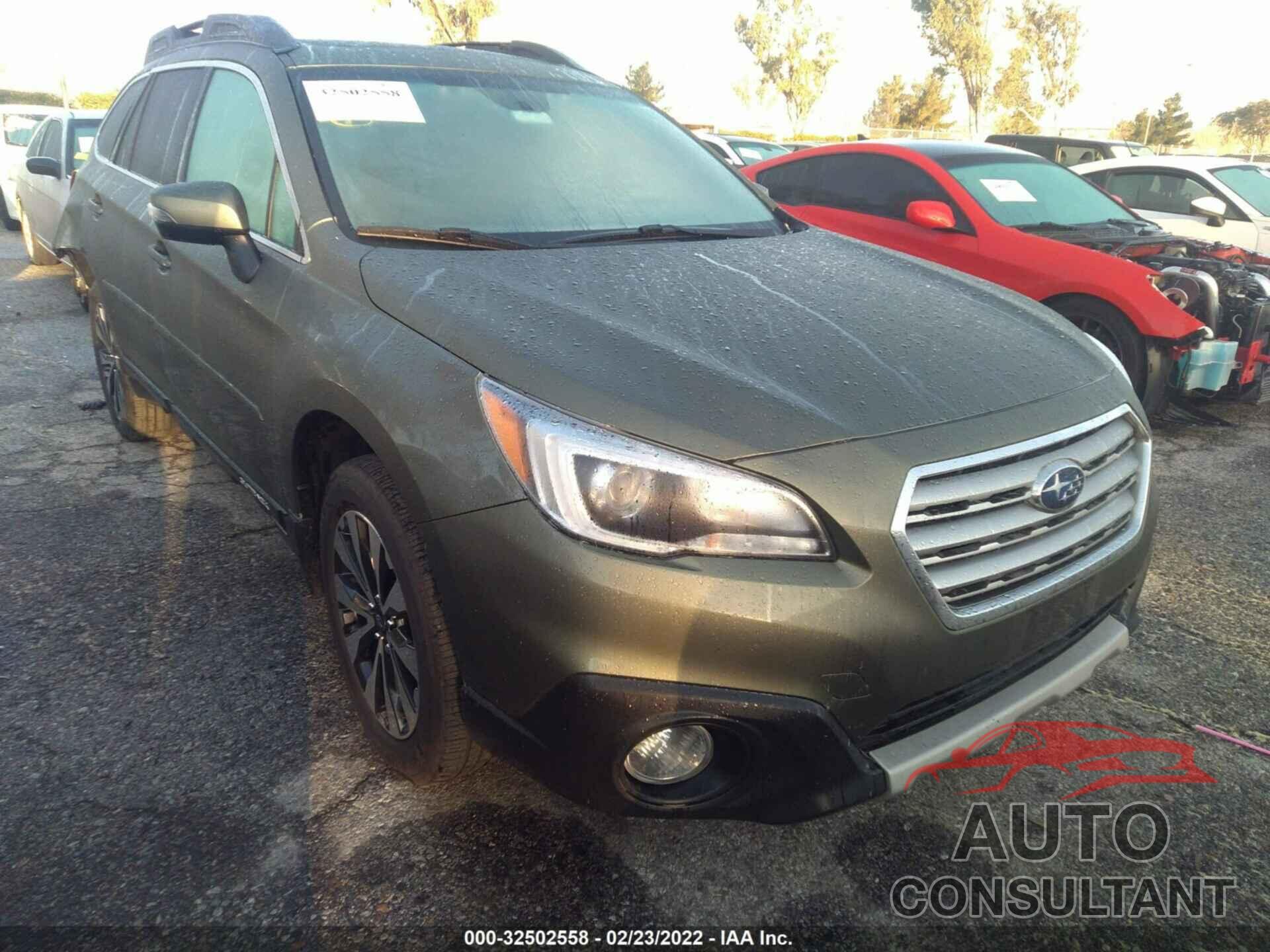 SUBARU OUTBACK 2016 - 4S4BSANC3G3232415
