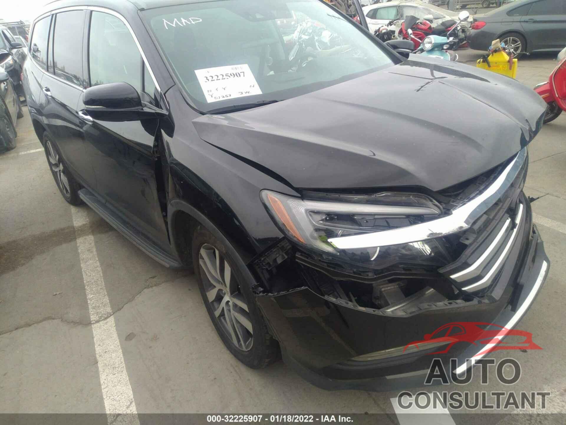 HONDA PILOT 2016 - 5FNYF6H09GB115734