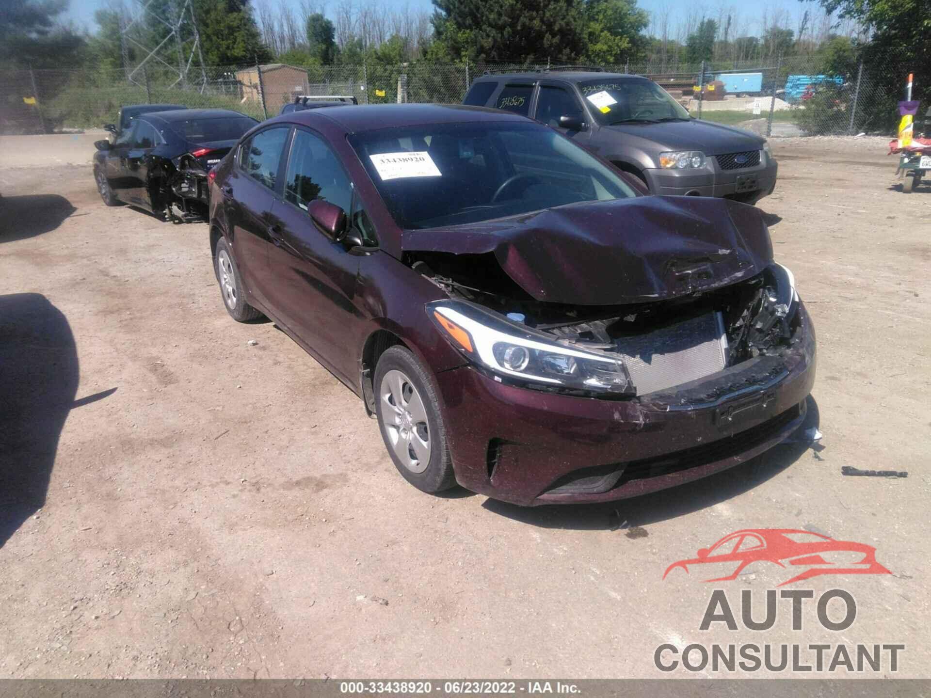 KIA FORTE 2017 - 3KPFK4A73HE084390