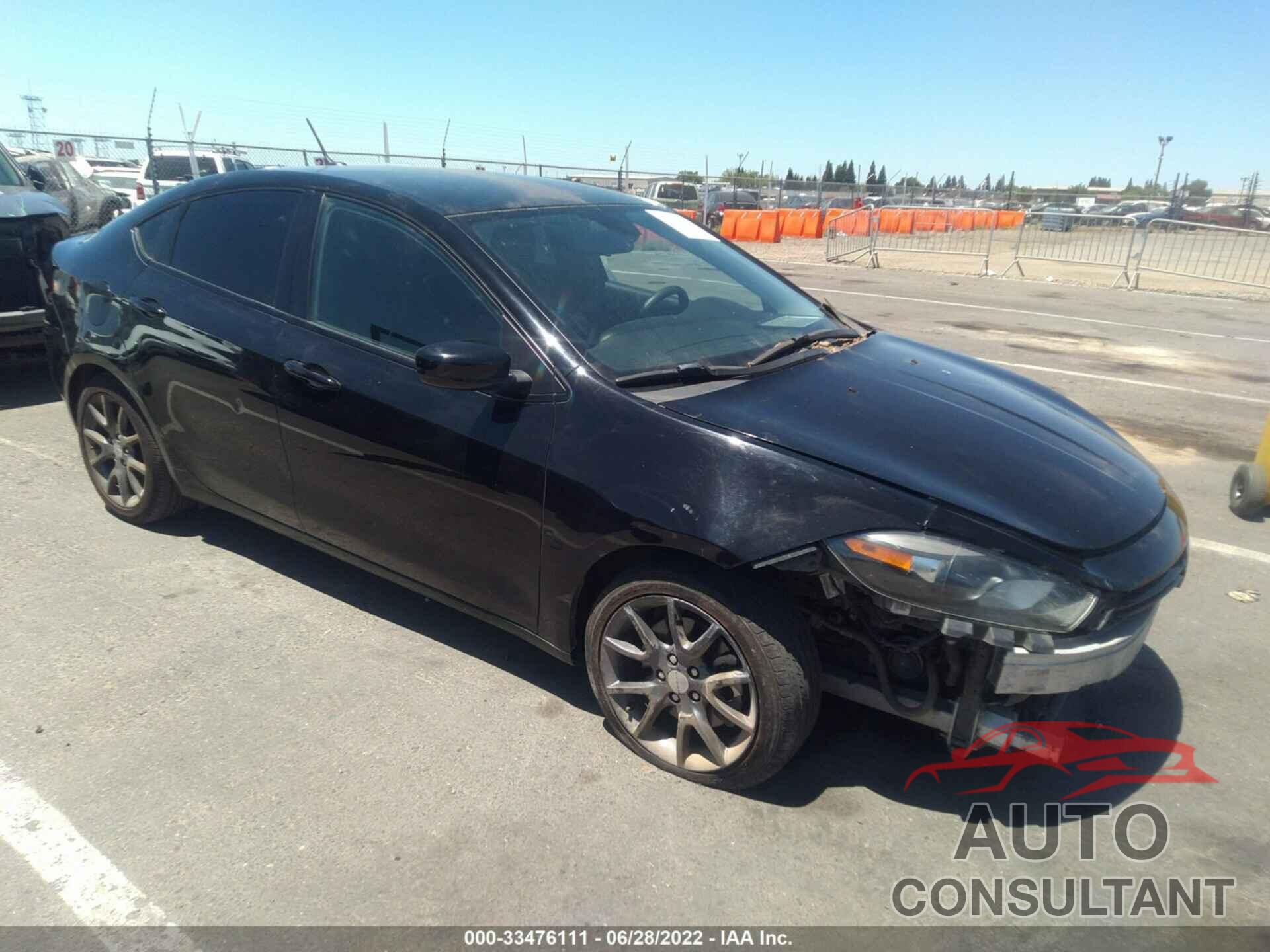 DODGE DART 2016 - 1C3CDFAA8GD578558