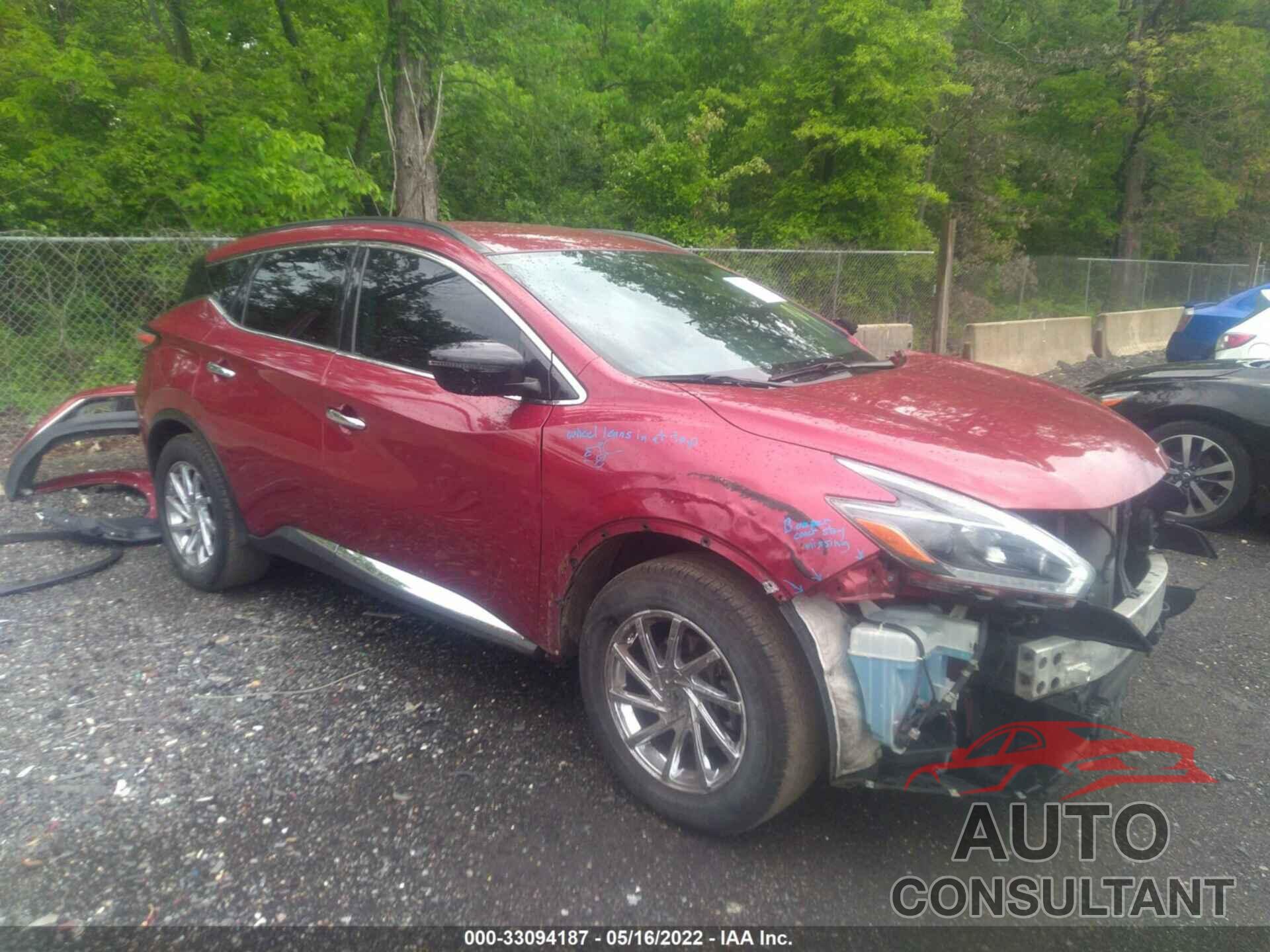 NISSAN MURANO 2018 - 5N1AZ2MH5JN132130