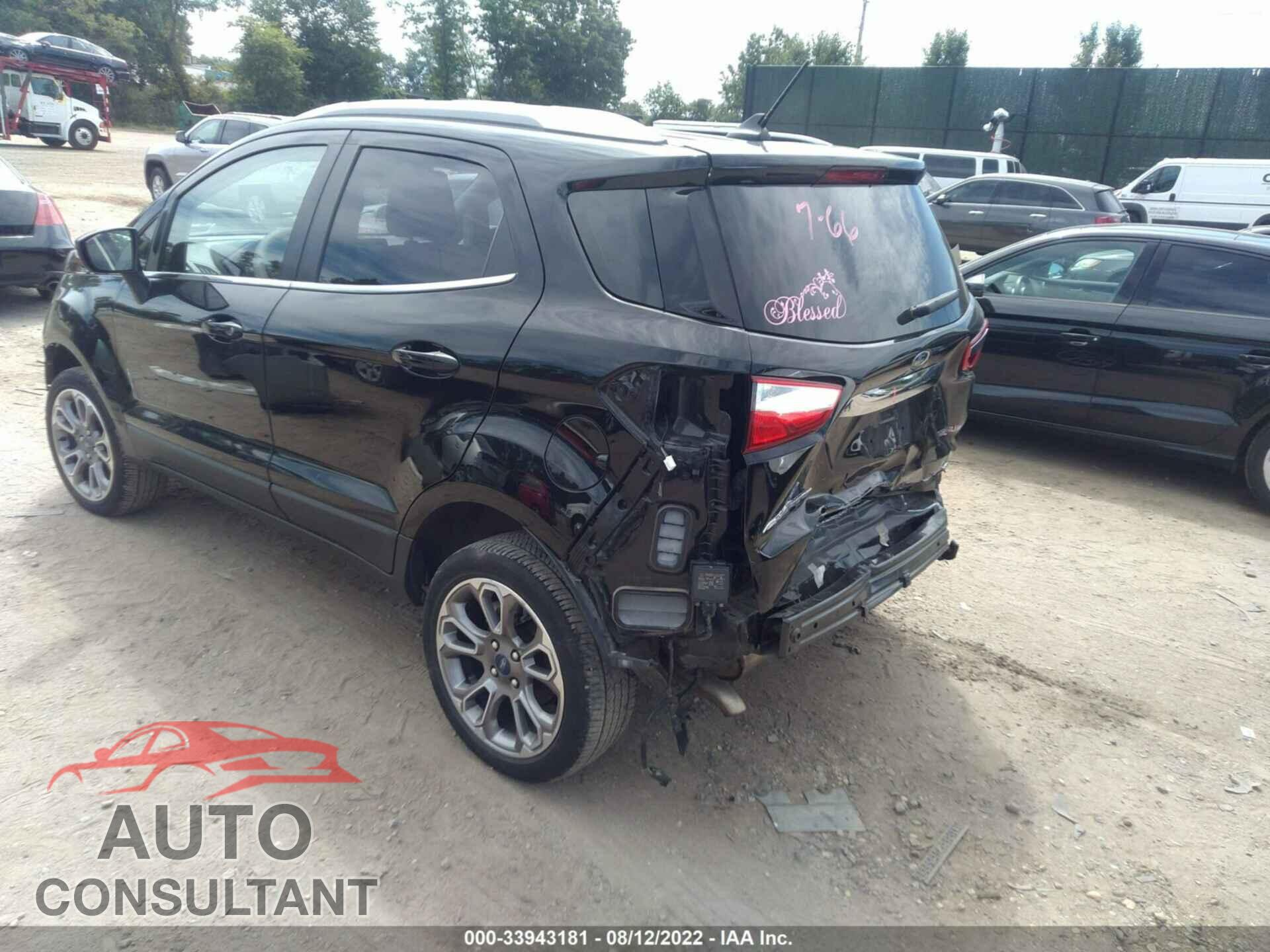 FORD ECOSPORT 2019 - MAJ6S3KL3KC281568