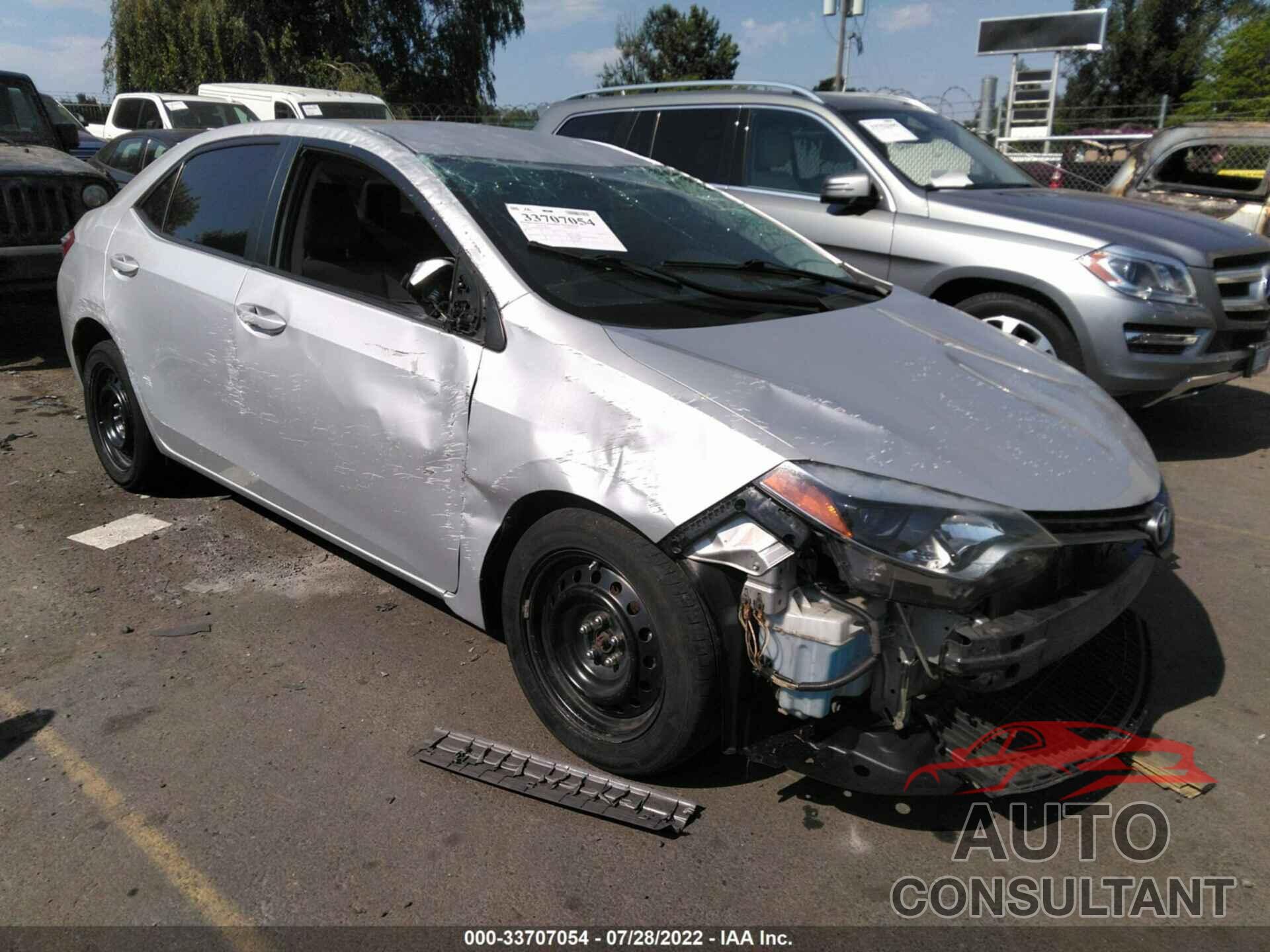 TOYOTA COROLLA 2016 - 2T1BURHE9GC633095