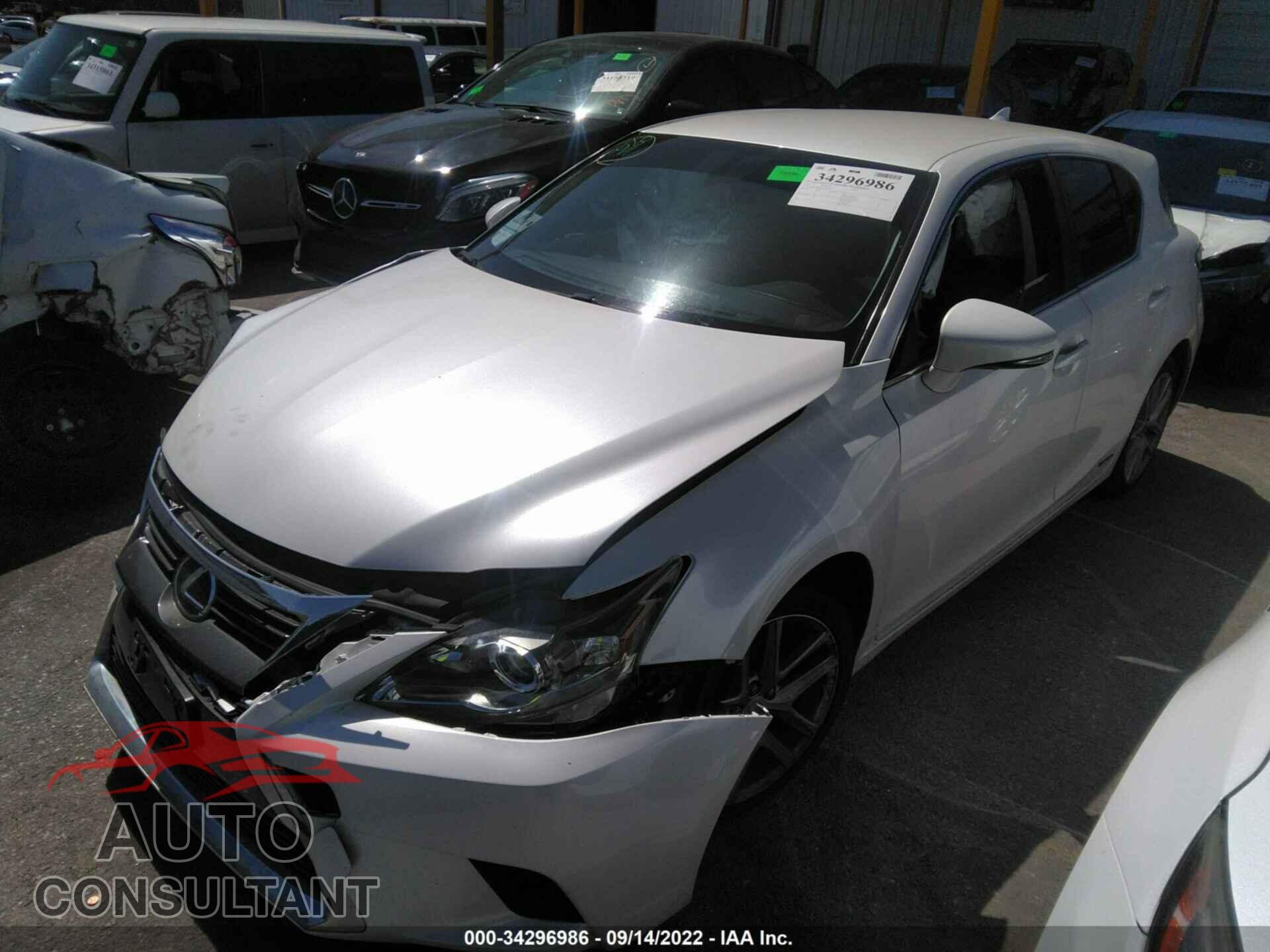 LEXUS CT 2017 - JTHKD5BH8H2283534