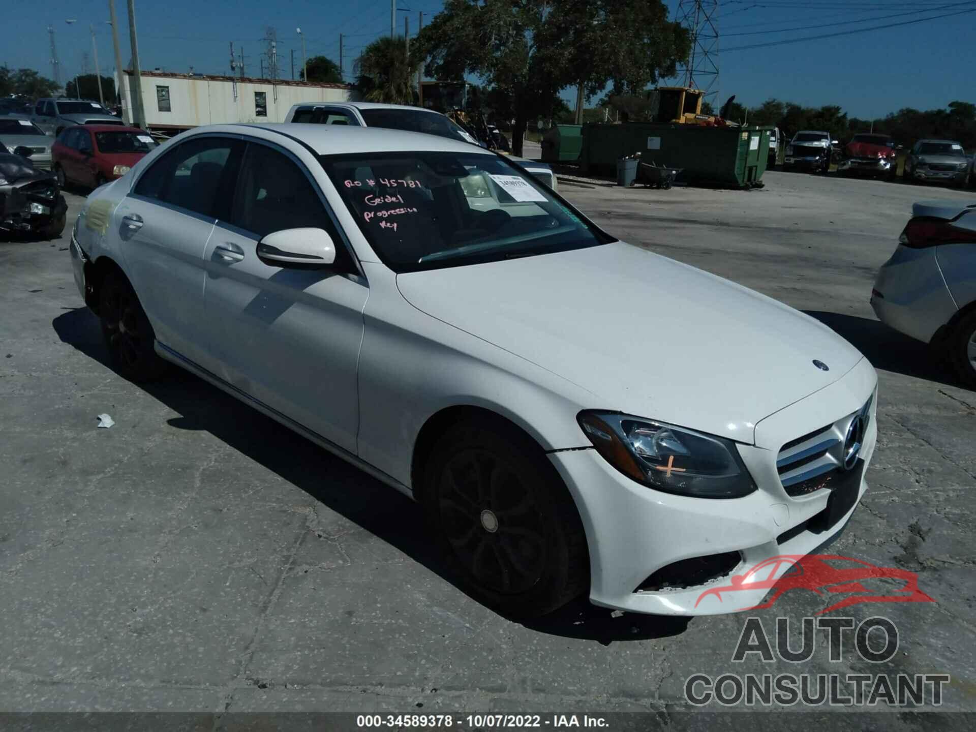 MERCEDES-BENZ C-CLASS 2016 - 55SWF4KB8GU115955