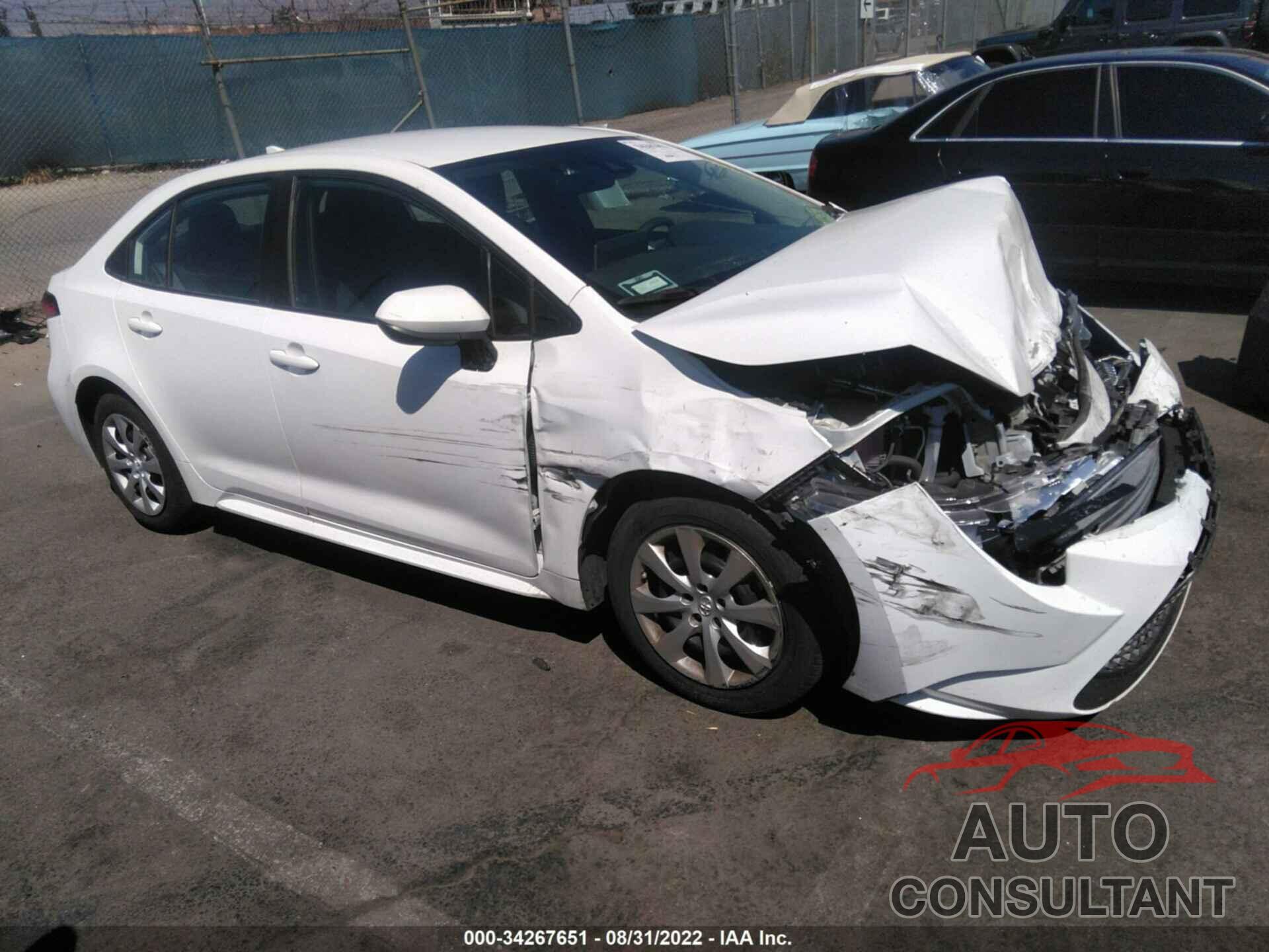 TOYOTA COROLLA 2020 - 5YFEPRAE8LP070081