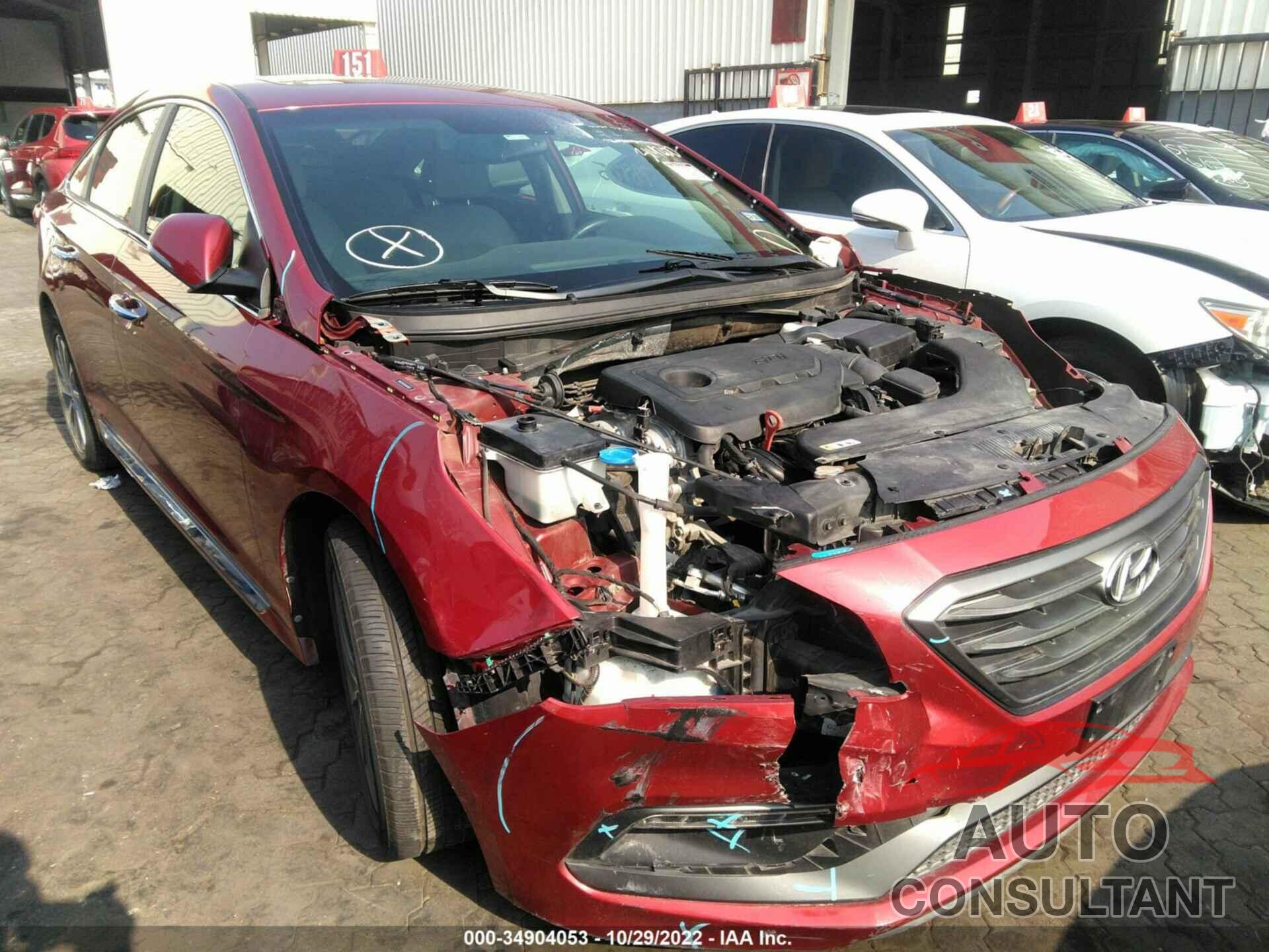 HYUNDAI SONATA 2016 - 00PE34AF3GH314200
