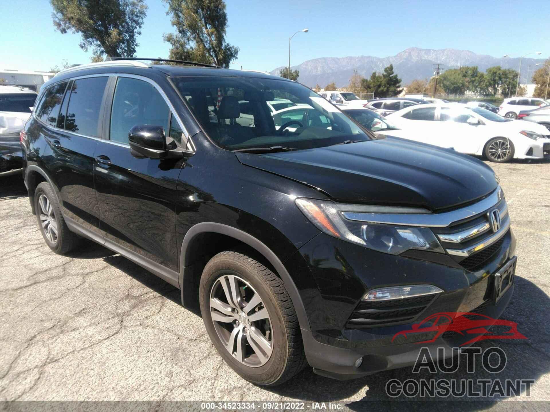 HONDA PILOT 2016 - 5FNYF5H57GB059914