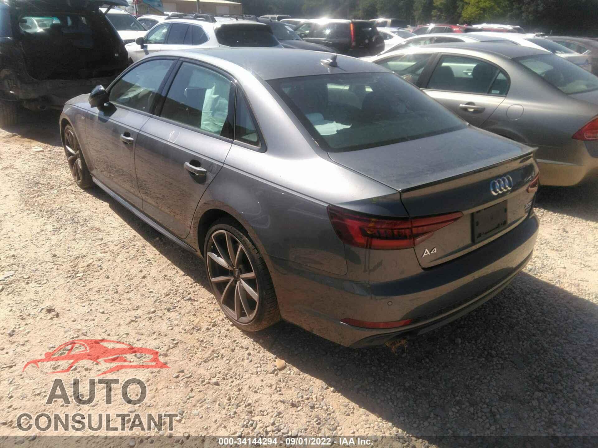 AUDI A4 2018 - WAUENAF48JA081202