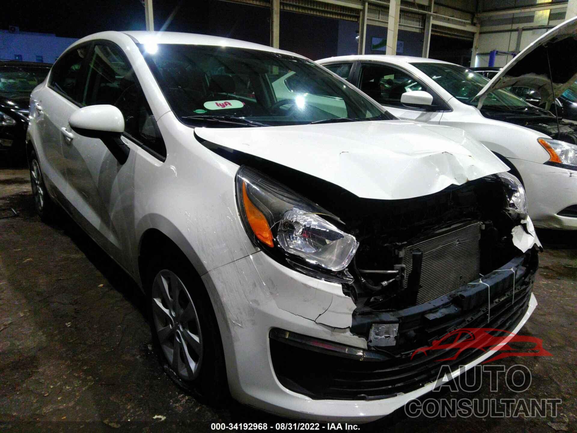 KIA RIO 2017 - 00ADM4A39H6113862