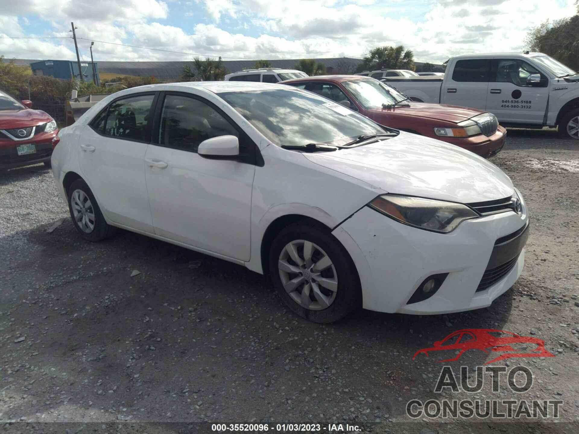 TOYOTA COROLLA 2016 - 2T1BURHE1GC596138