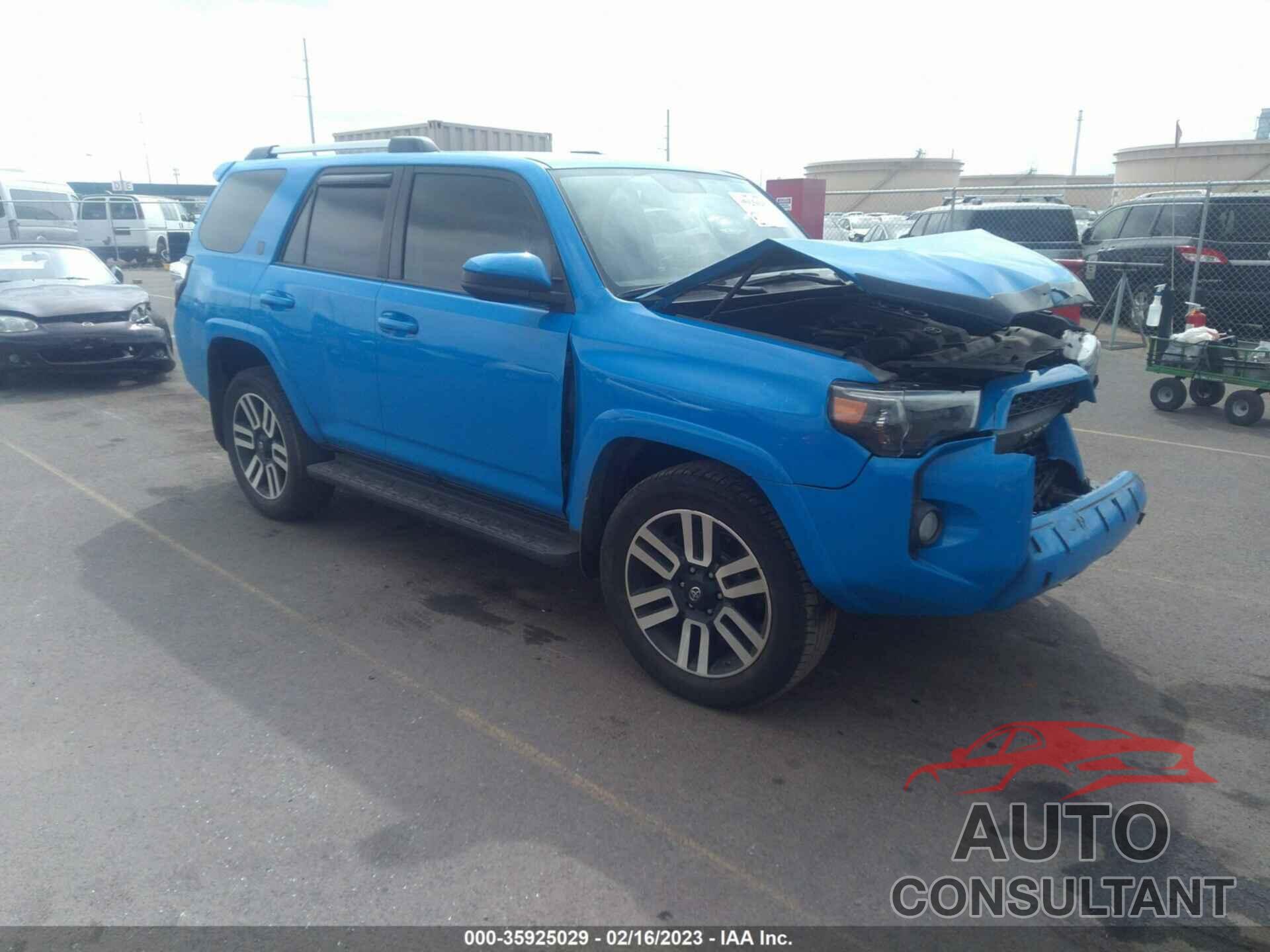 TOYOTA 4RUNNER 2019 - JTEZU5JR1K5205253