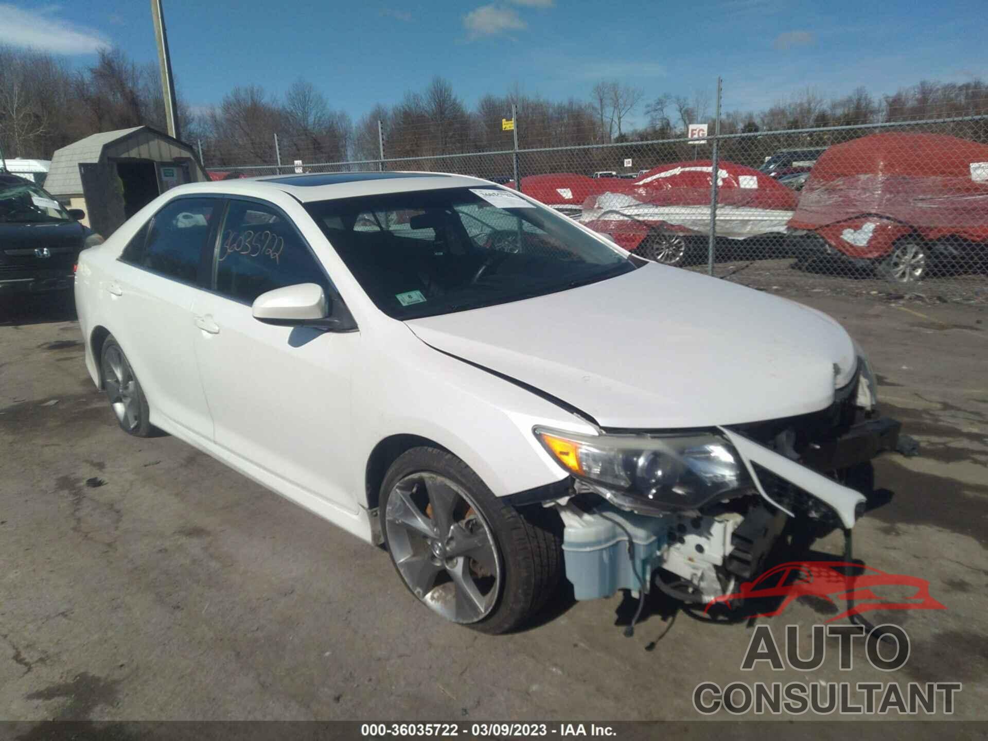 TOYOTA CAMRY 2012 - 4T1BF1FK0CU622063